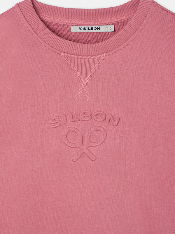 Sudadera woman silbon clasico rosa