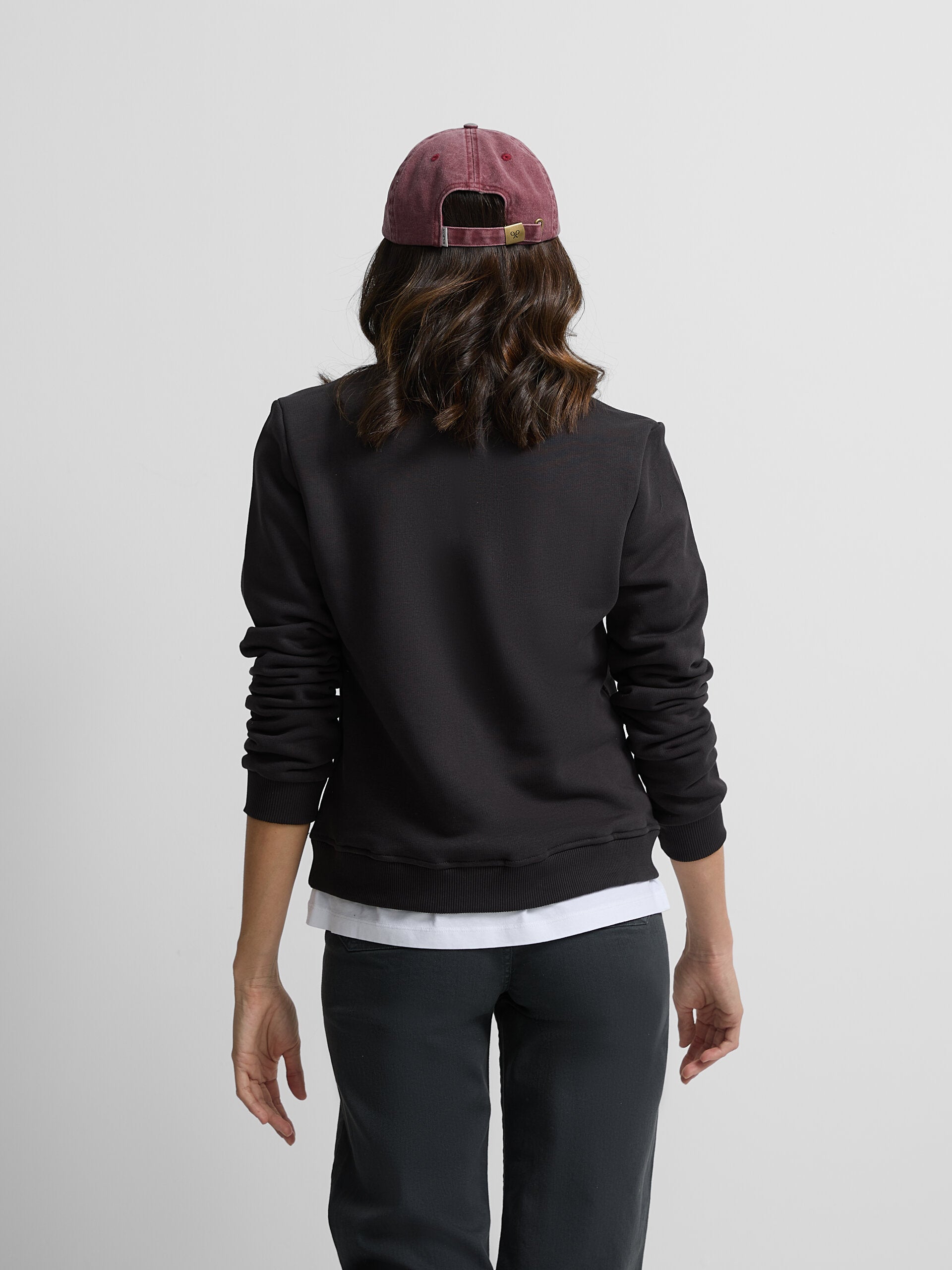 Sudadera woman silbon clasico negra