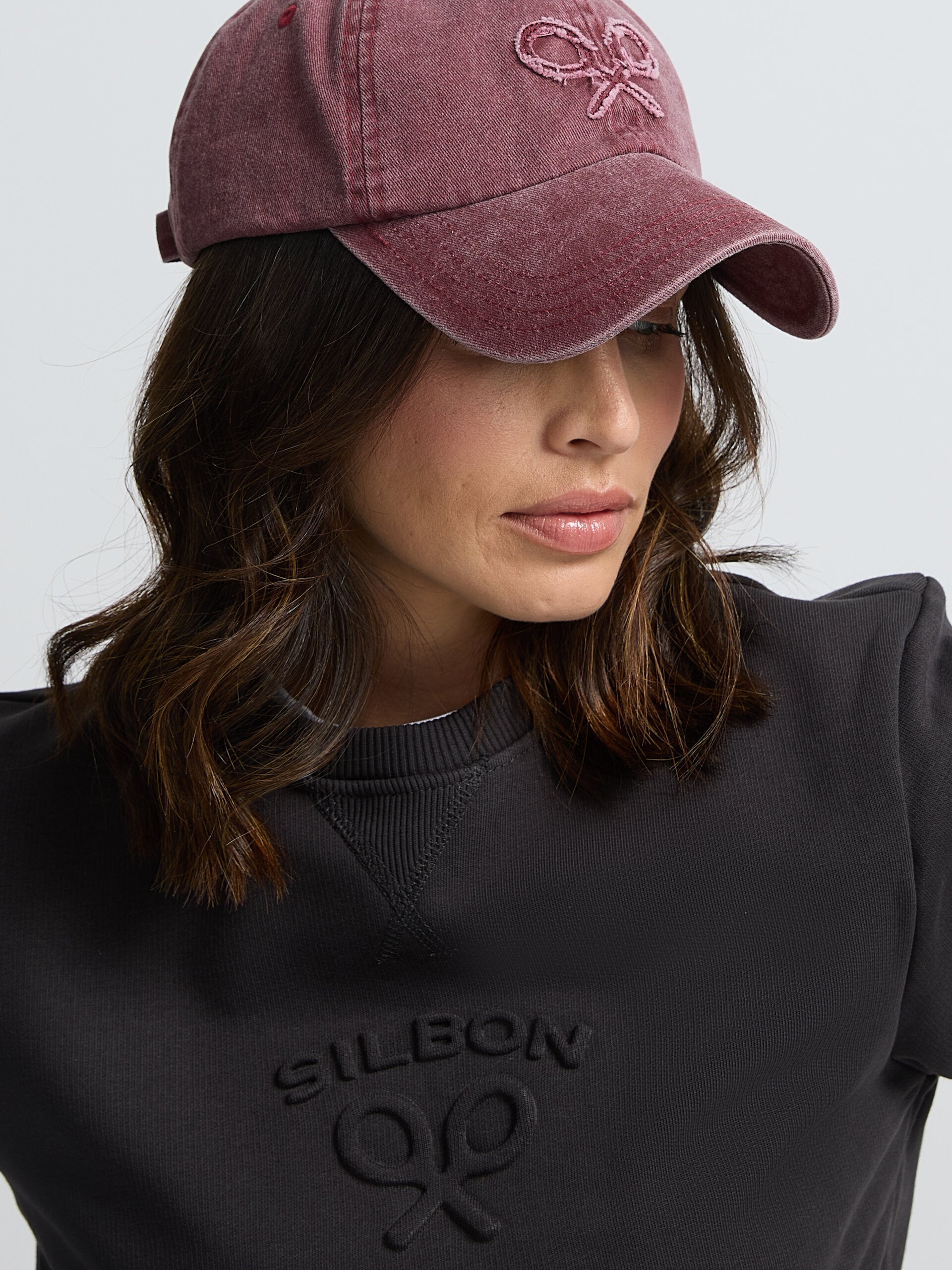 Sweat femme noir classique Silbon