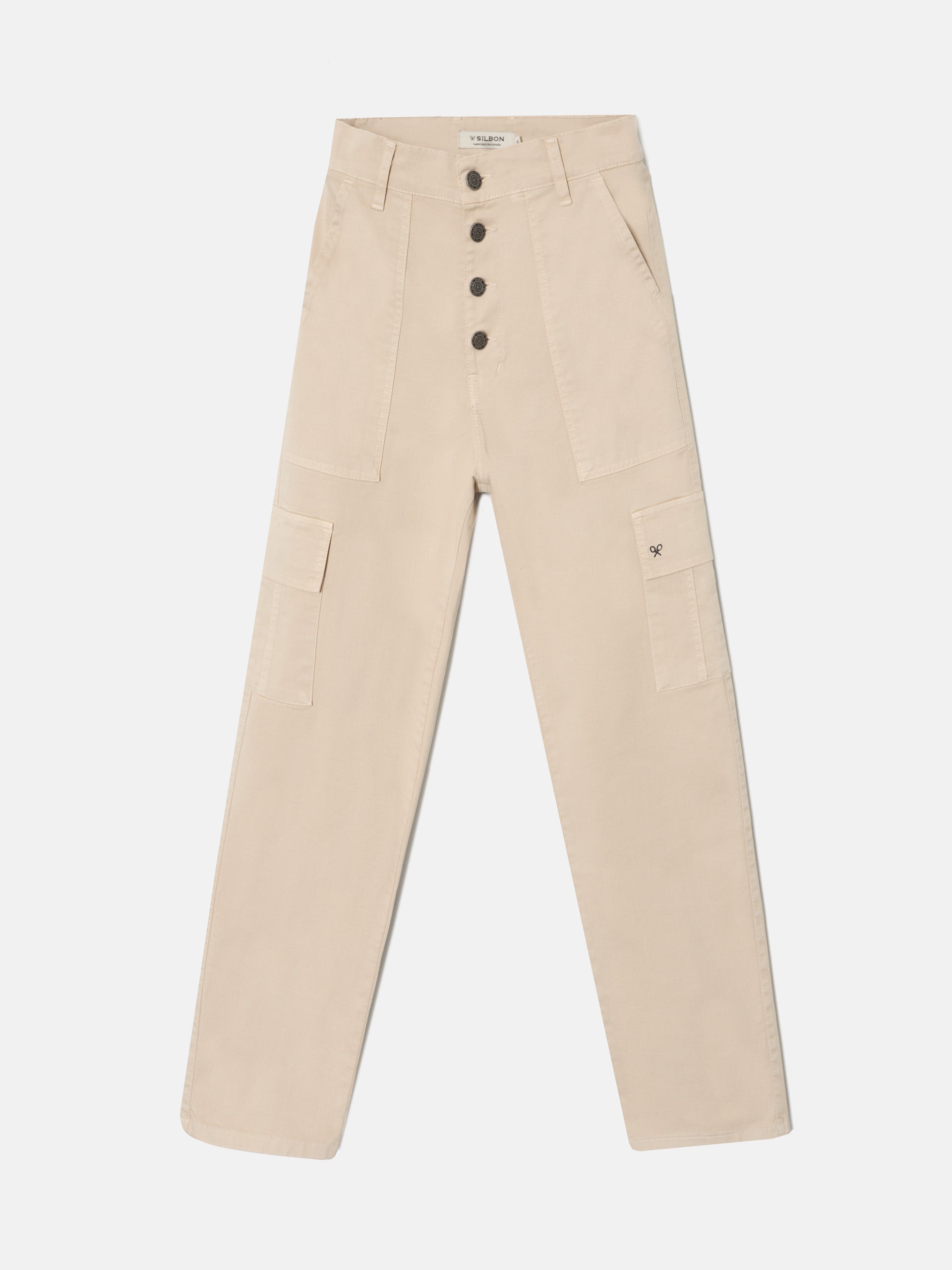 Beige cargo pants