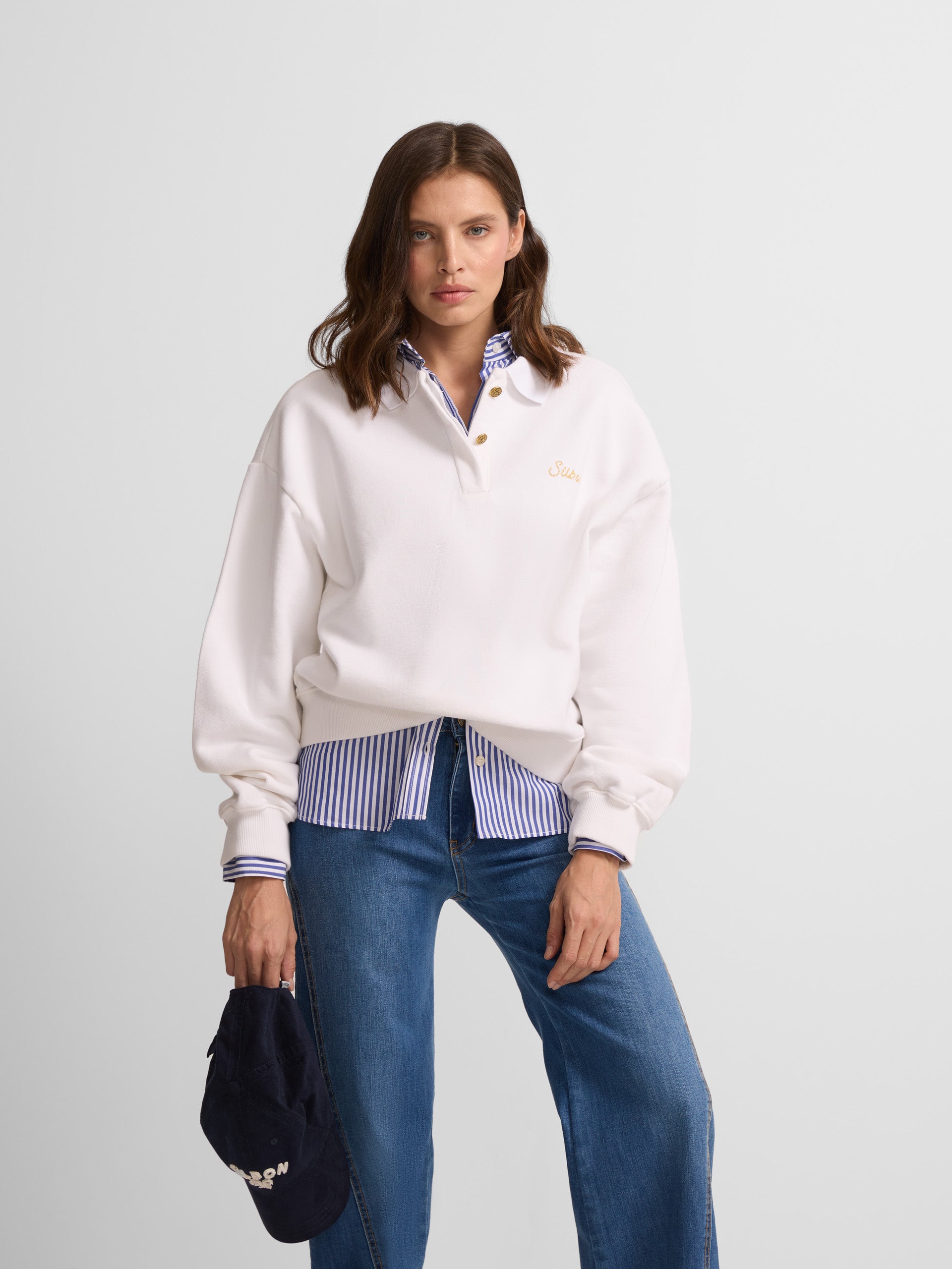 Raw polo woman sweatshirt