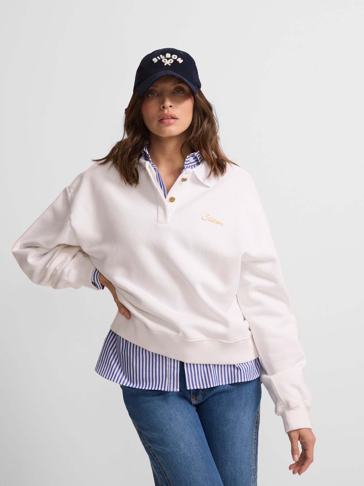 Raw polo woman sweatshirt