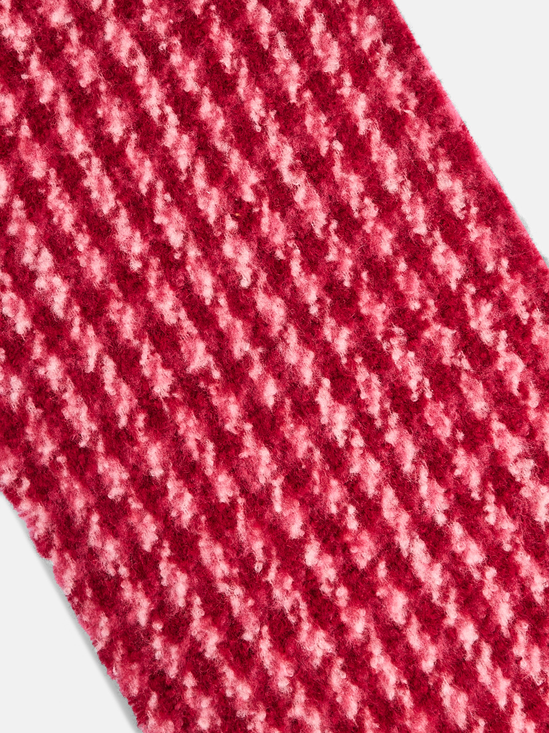 Pink houndstooth scarf