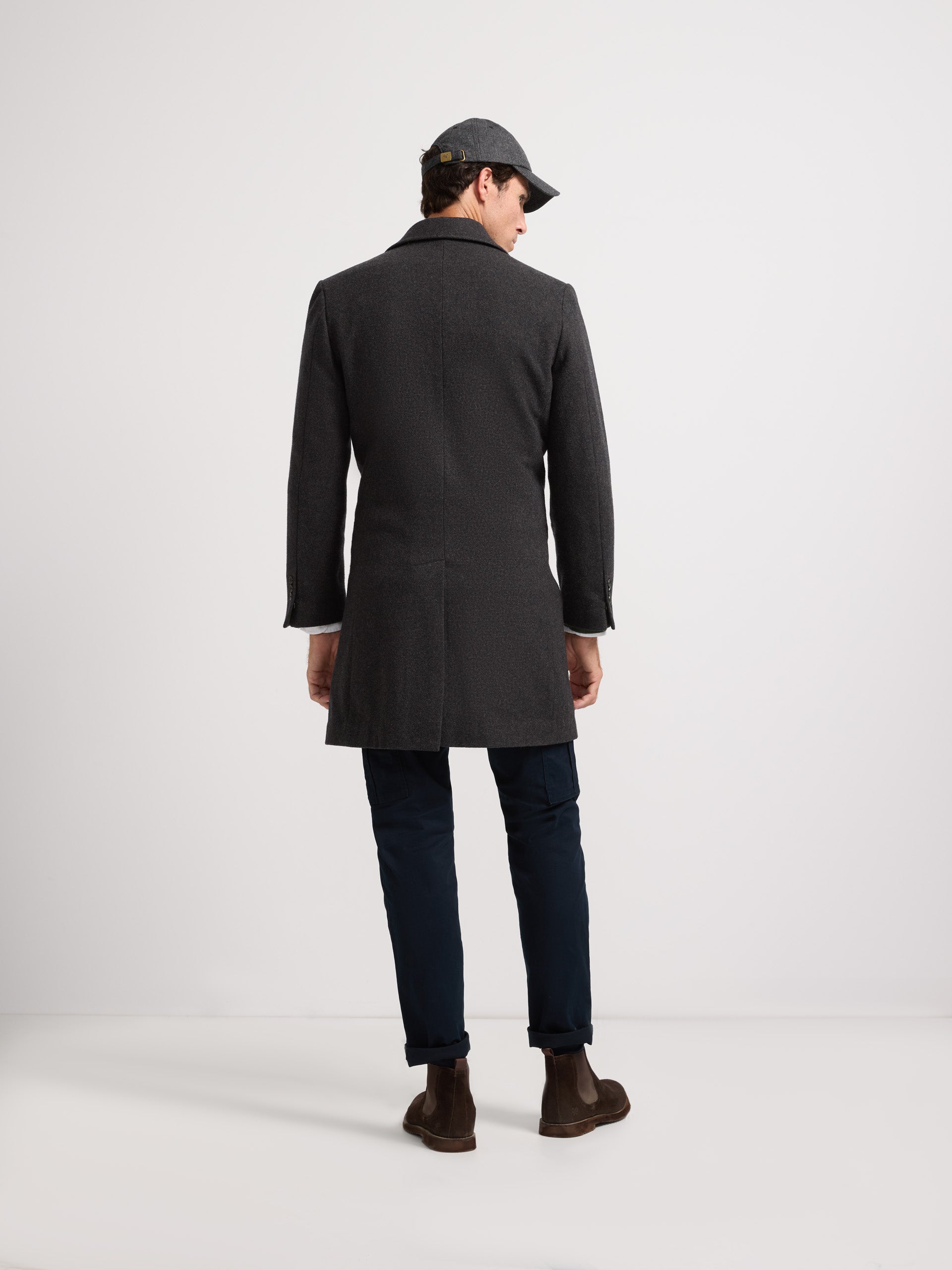 Dark grey straight coat