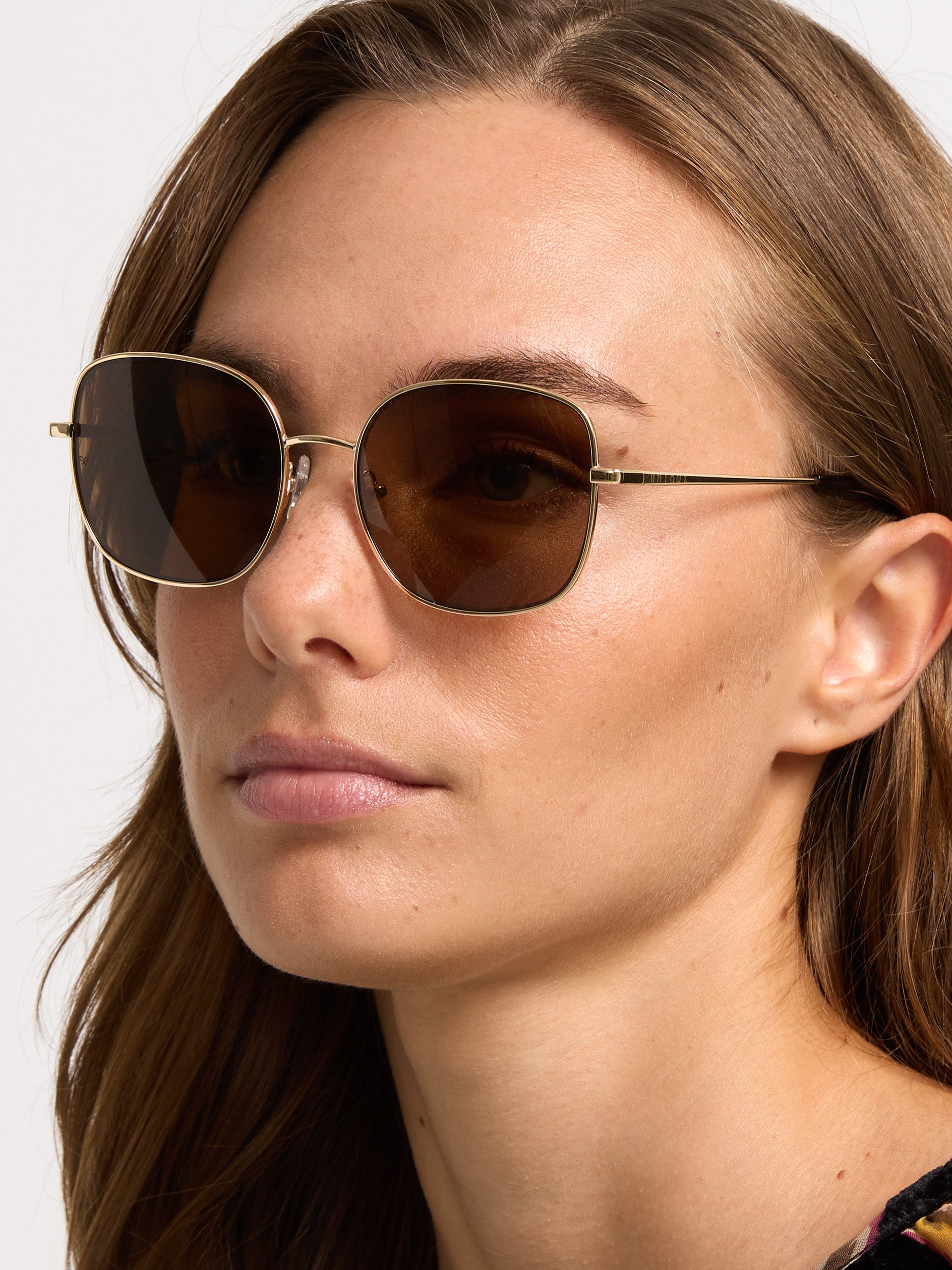 MOxSILBON woman Unique Laurent tortoiseshell sunglasses