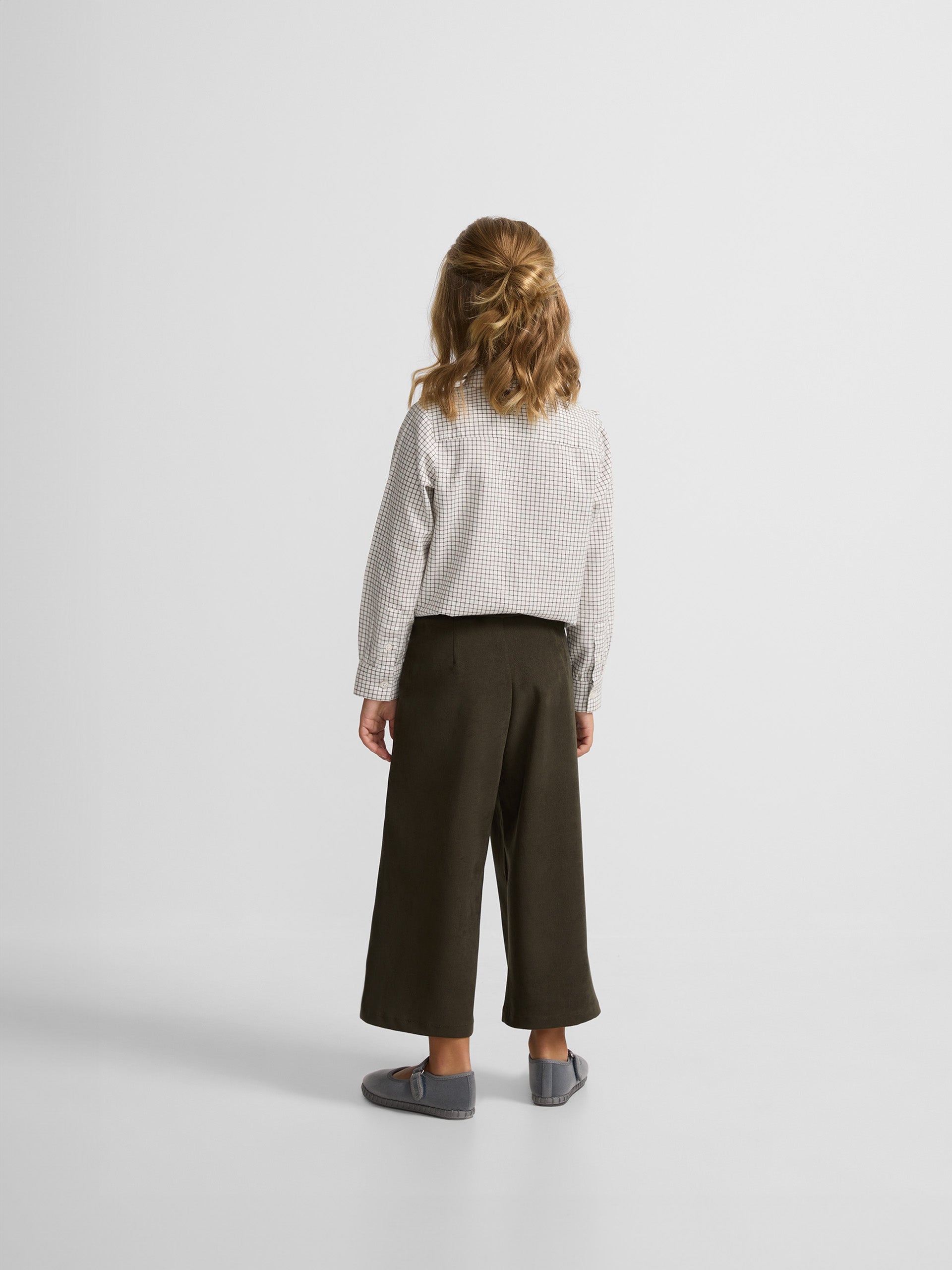 Green girl dress pants