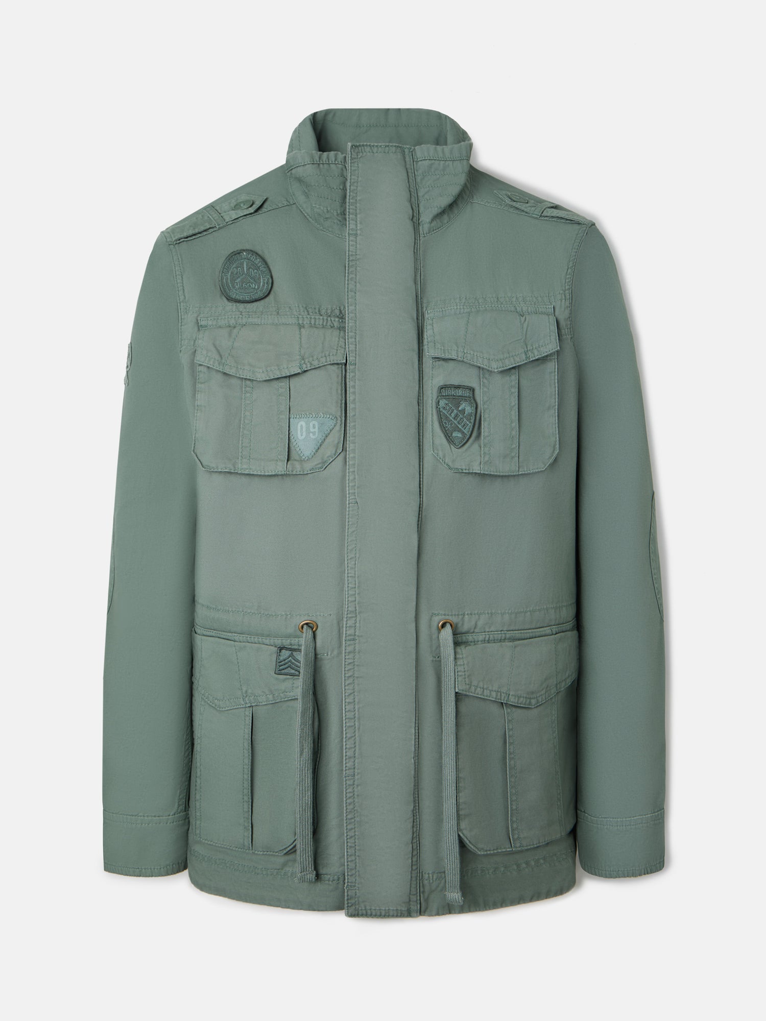 Parka military garment dye verde