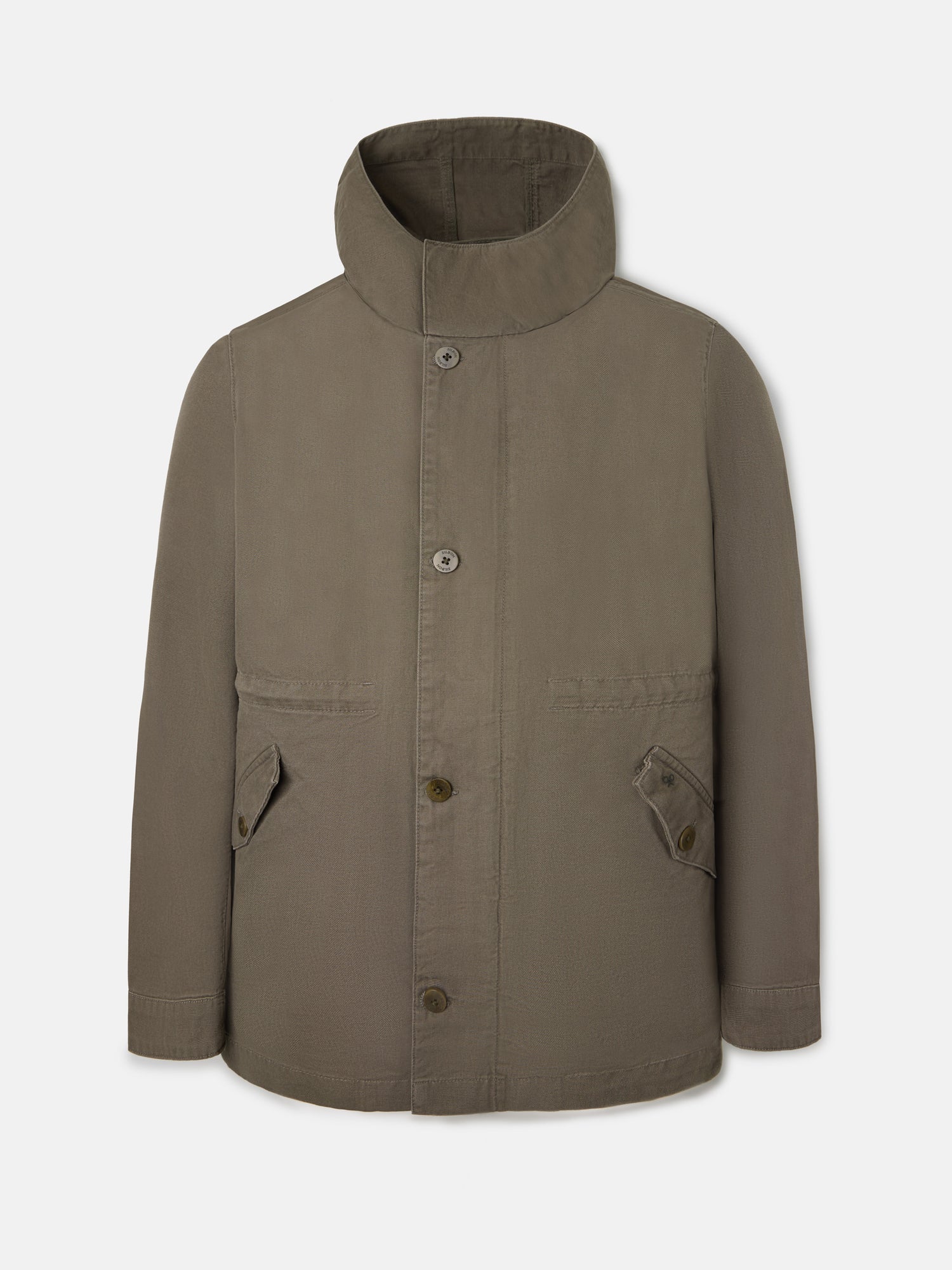 Parka capucha verde