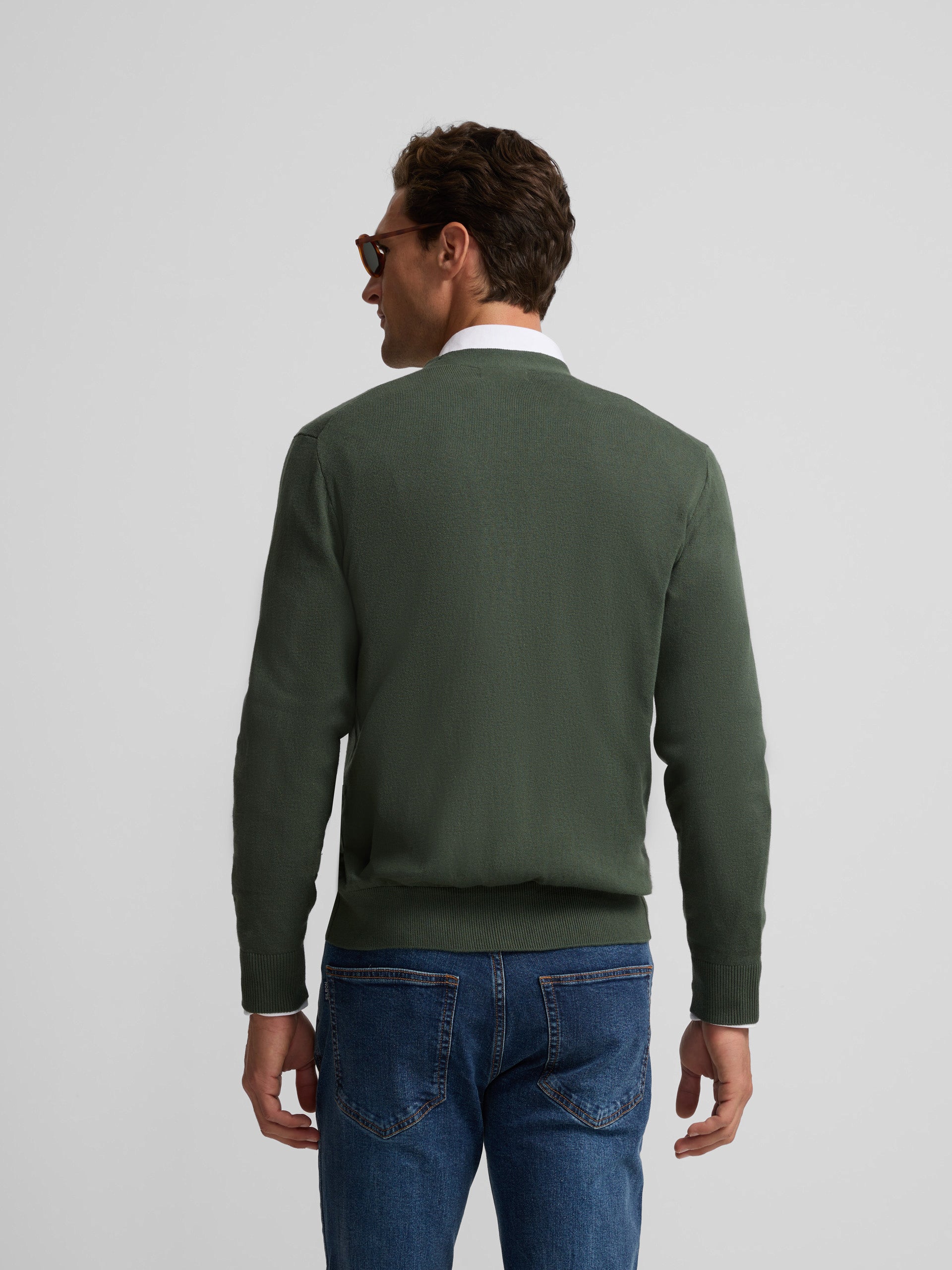 Cardigan vert classique