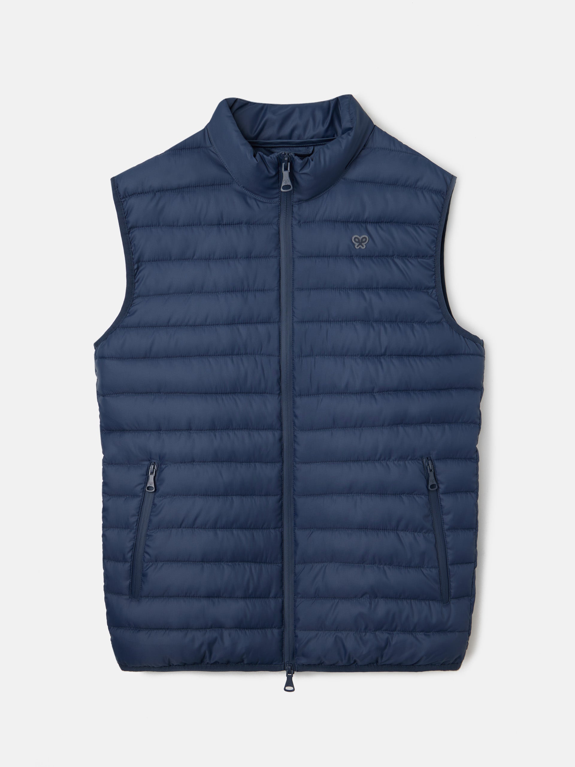 Navy blue padded vest