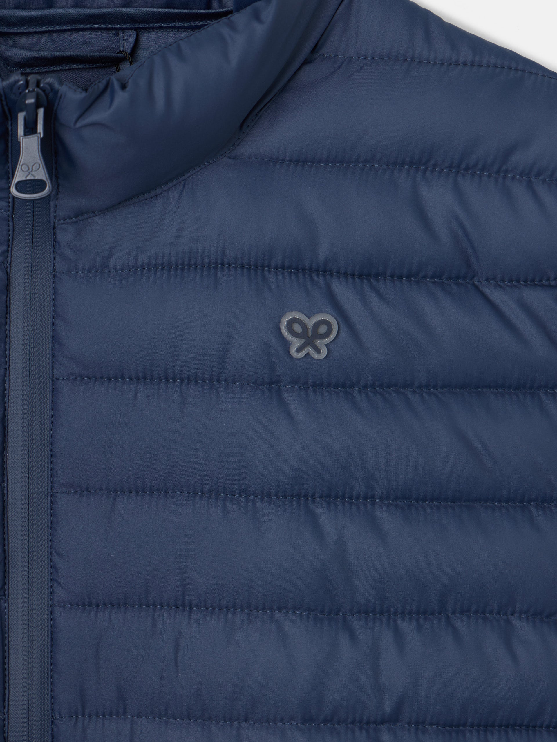 Navy blue padded vest