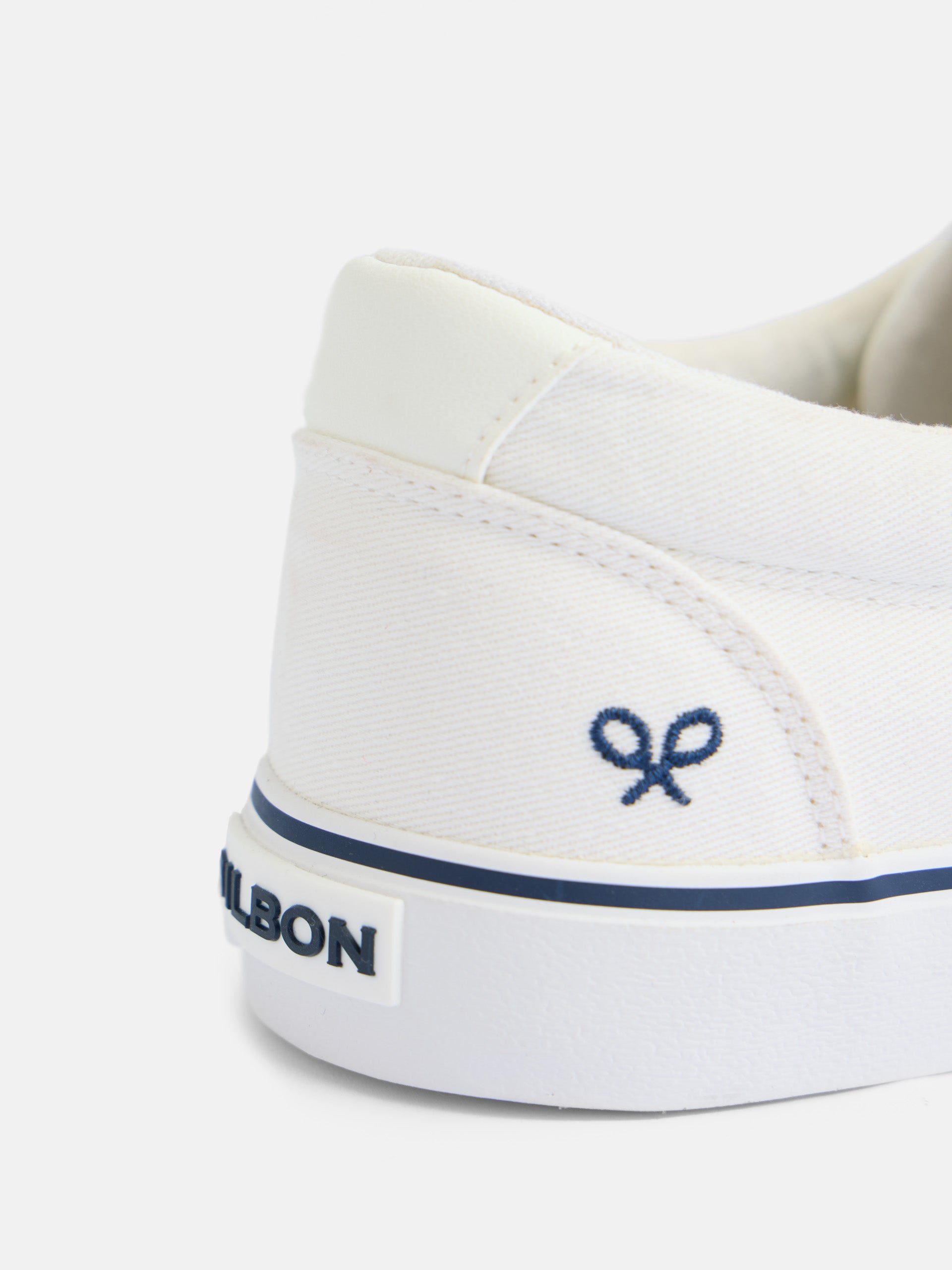 Zapatilla lona clasica cordones blanca