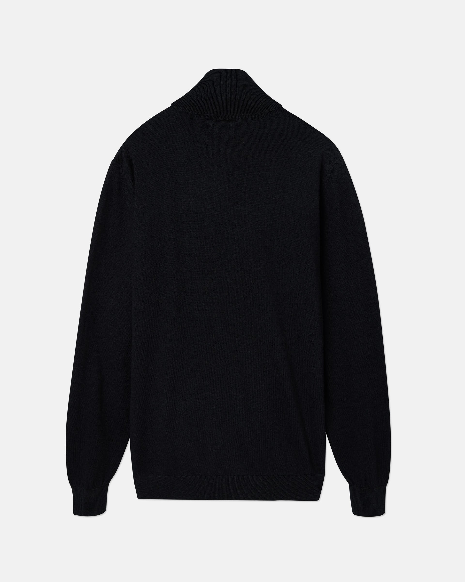 Unique black turtleneck jersey