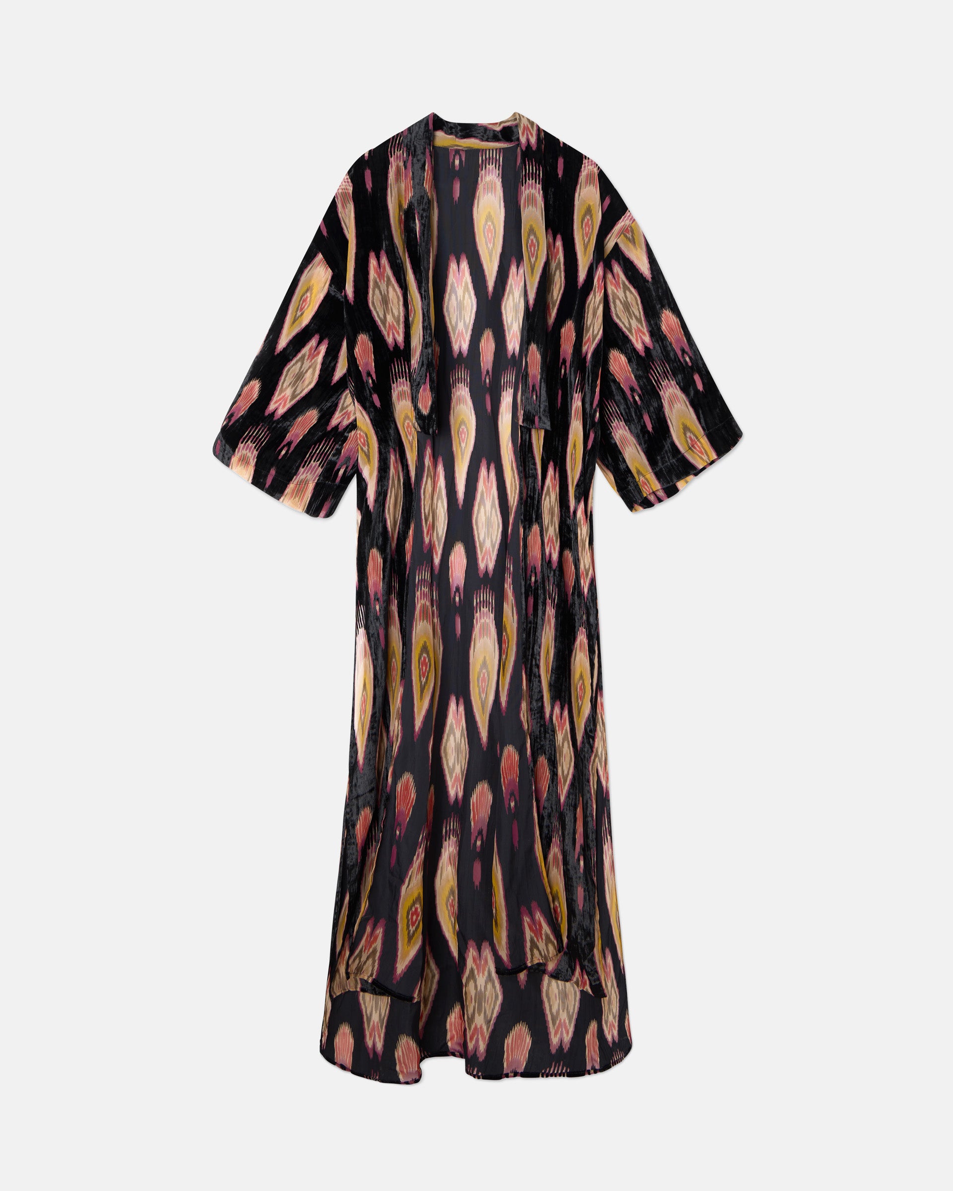 Kimono woman unique velvet print