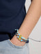 Pulsera kids cuerda smile azul marino