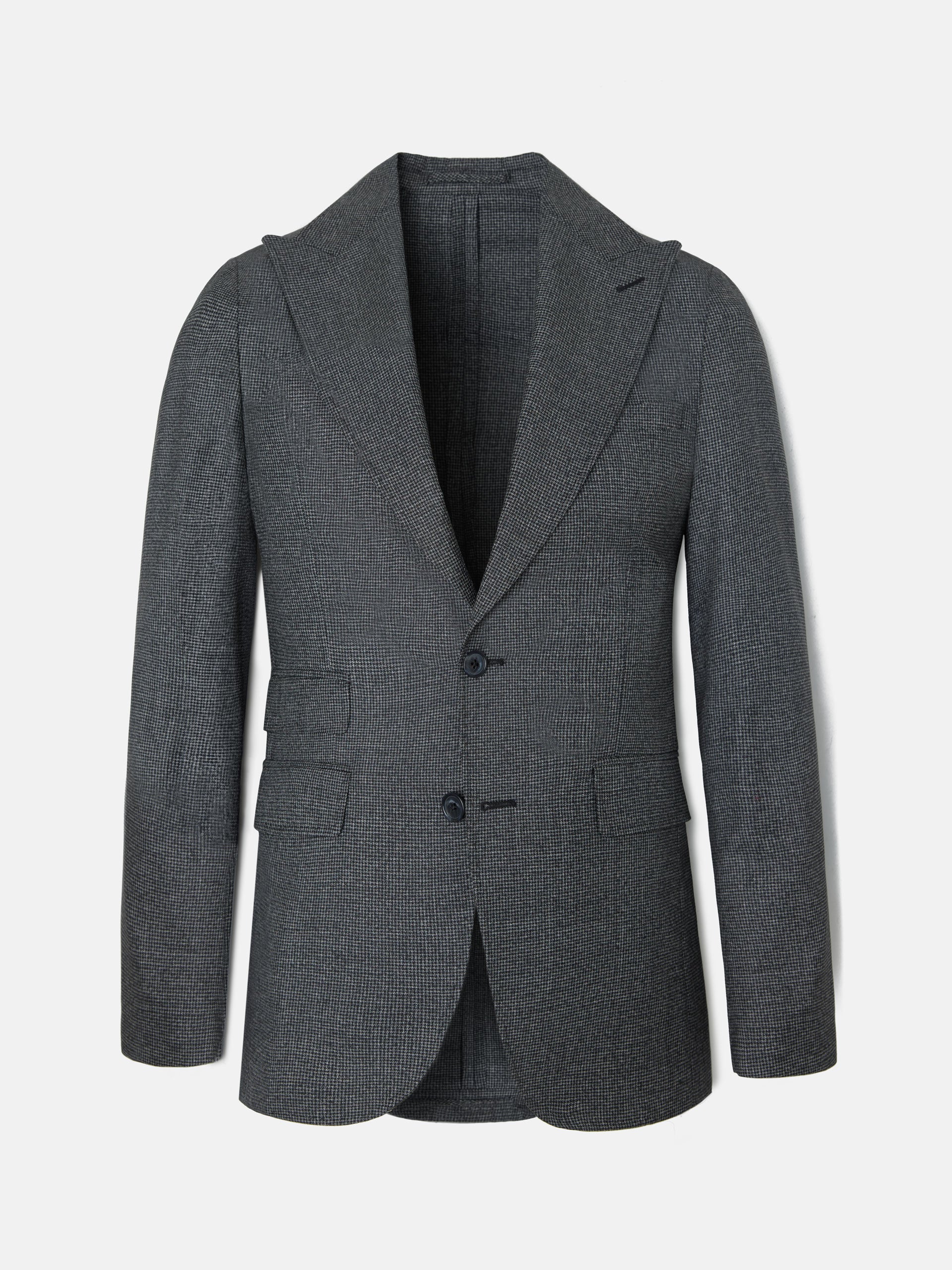 blazer grey houndstooth suit