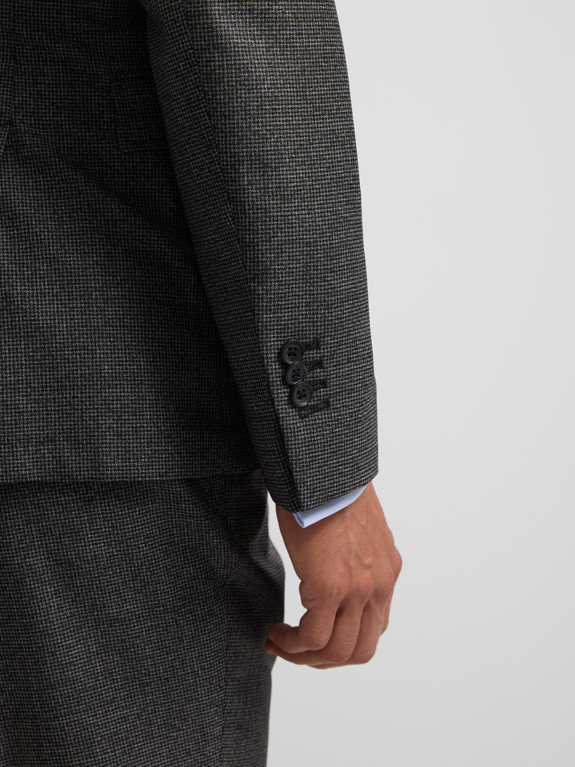 blazer grey houndstooth suit