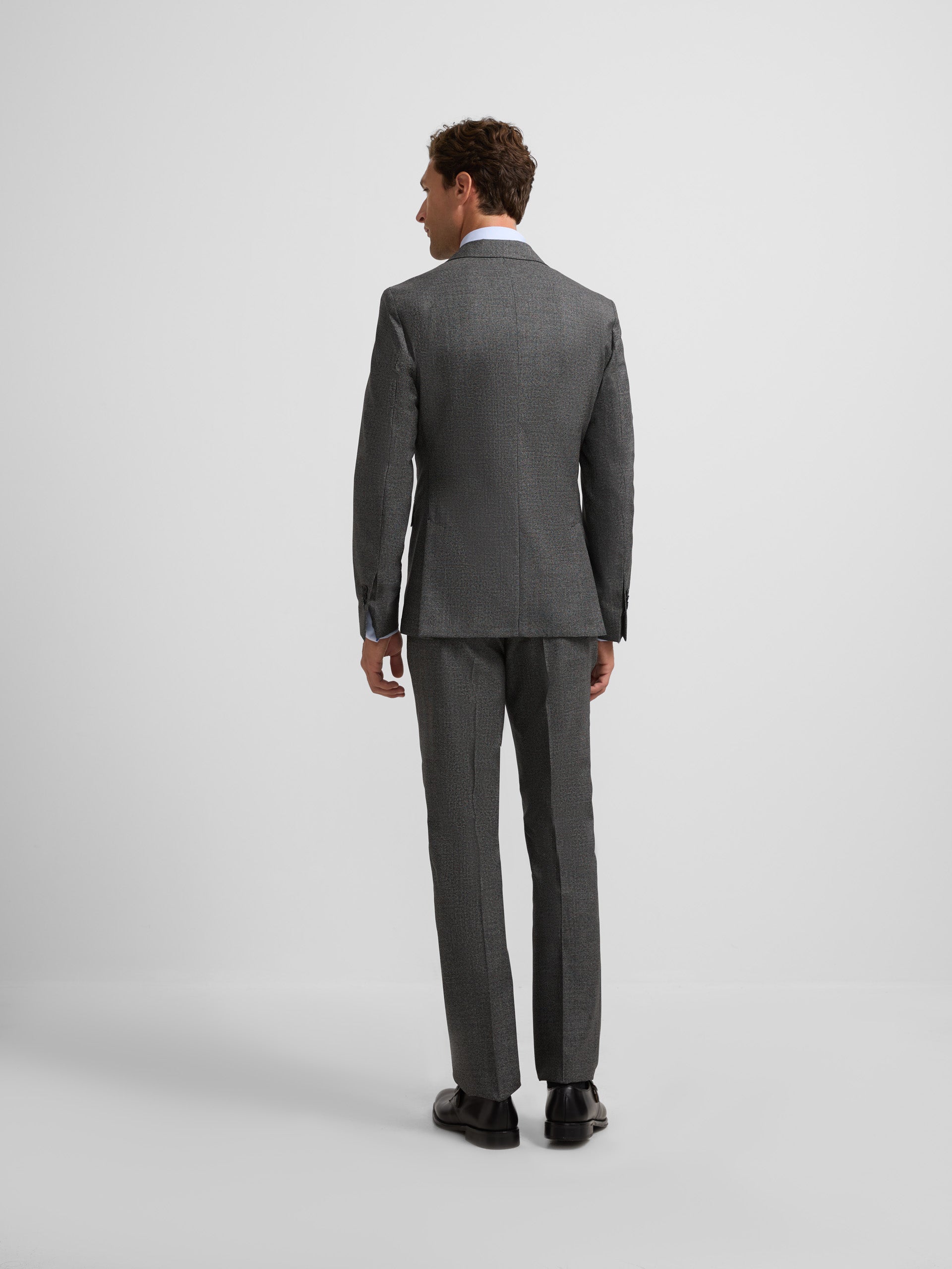 blazer grey houndstooth suit