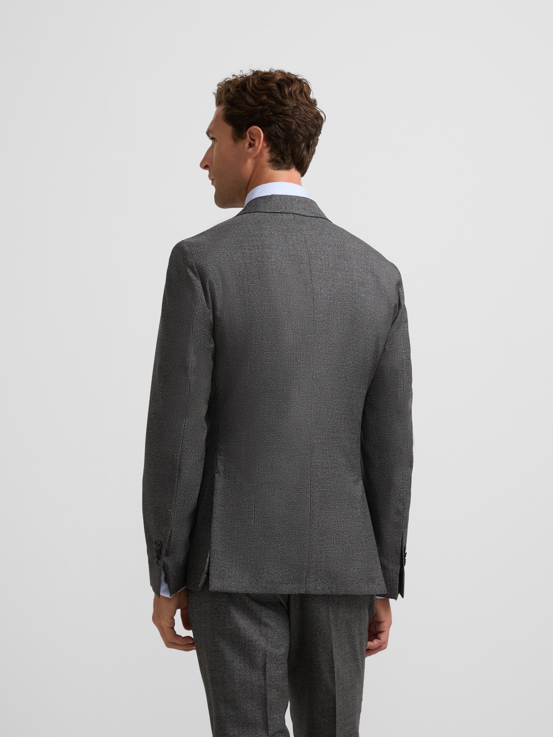 blazer grey houndstooth suit