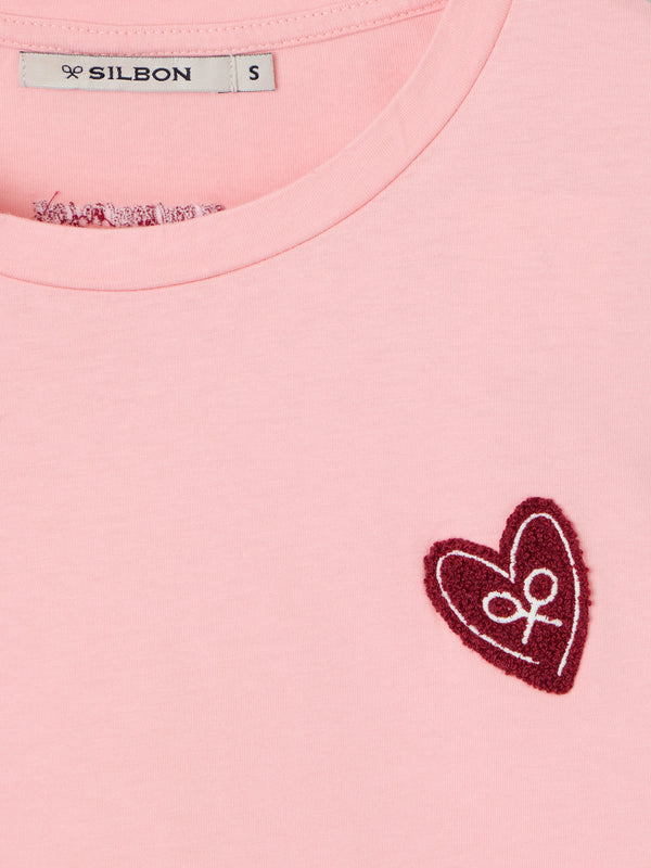 Pink love woman t-shirt