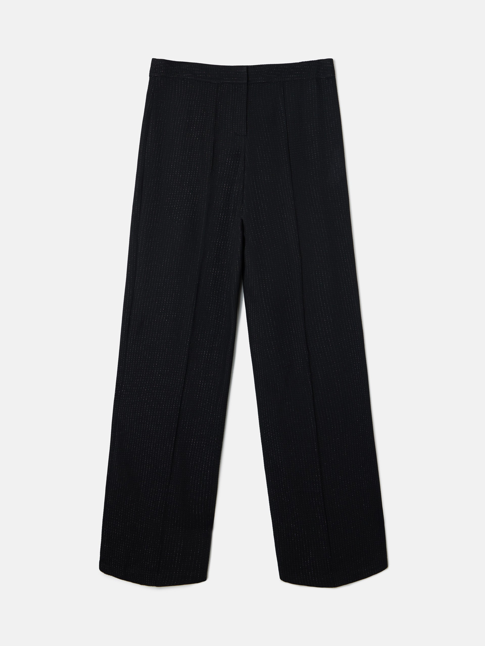 Pantalon vestir lurex negro