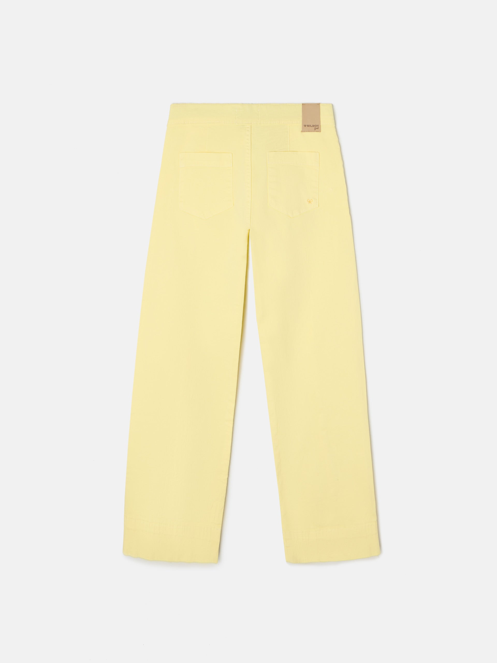 Pantalon girl marinero amarillo