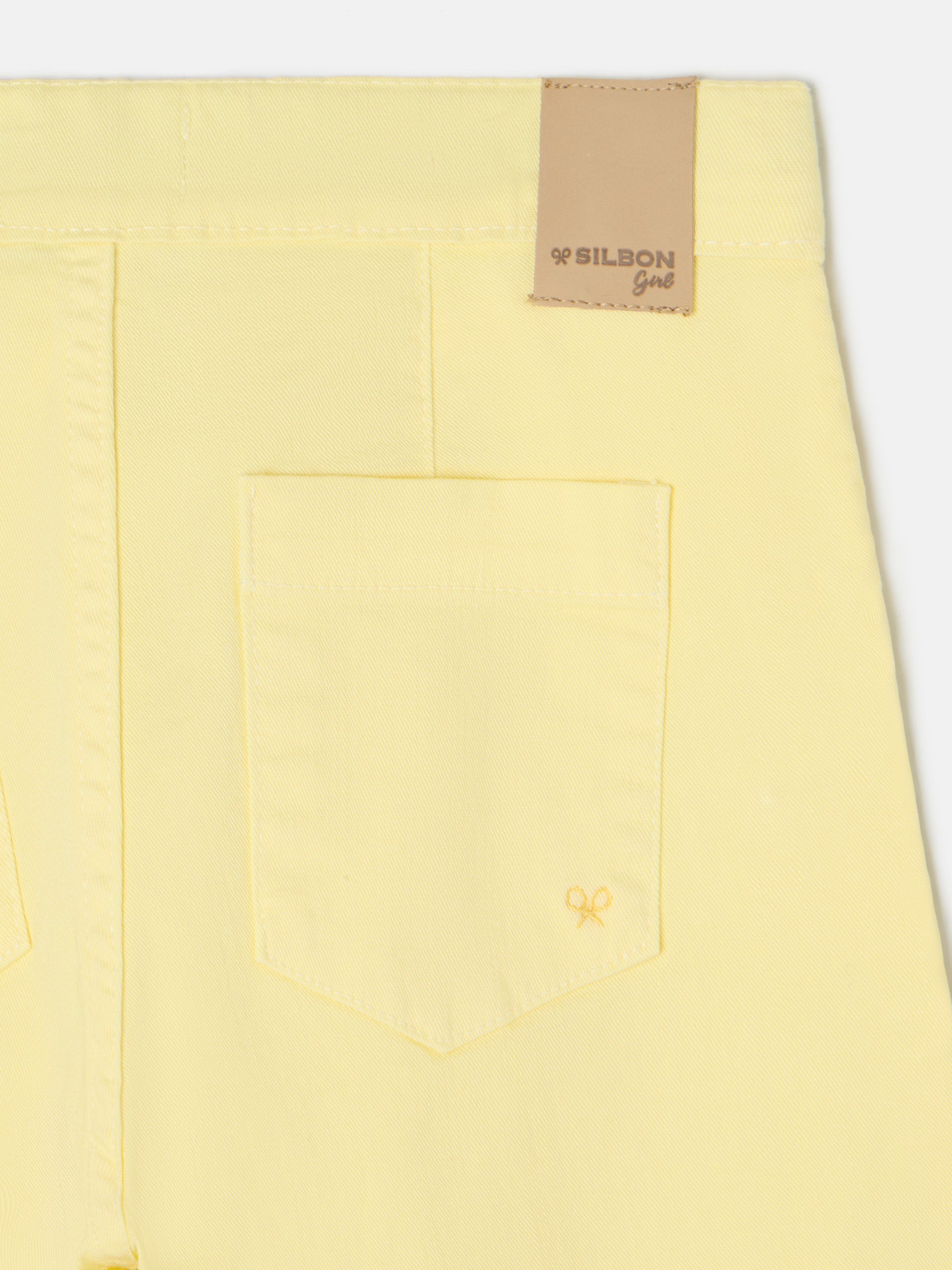 Pantalon girl marinero amarillo