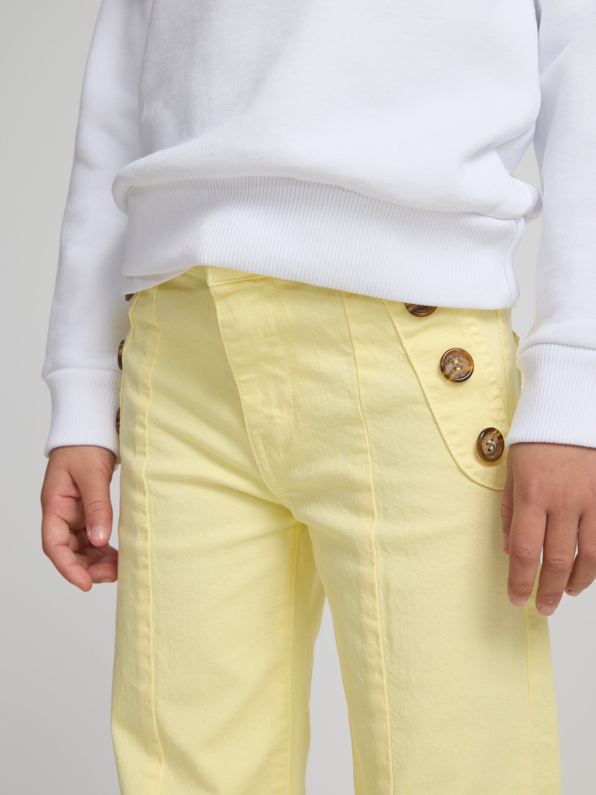 Pantalon girl marinero amarillo