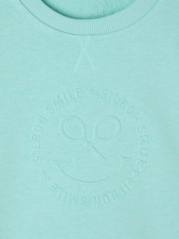 Sudadera woman smile verde agua