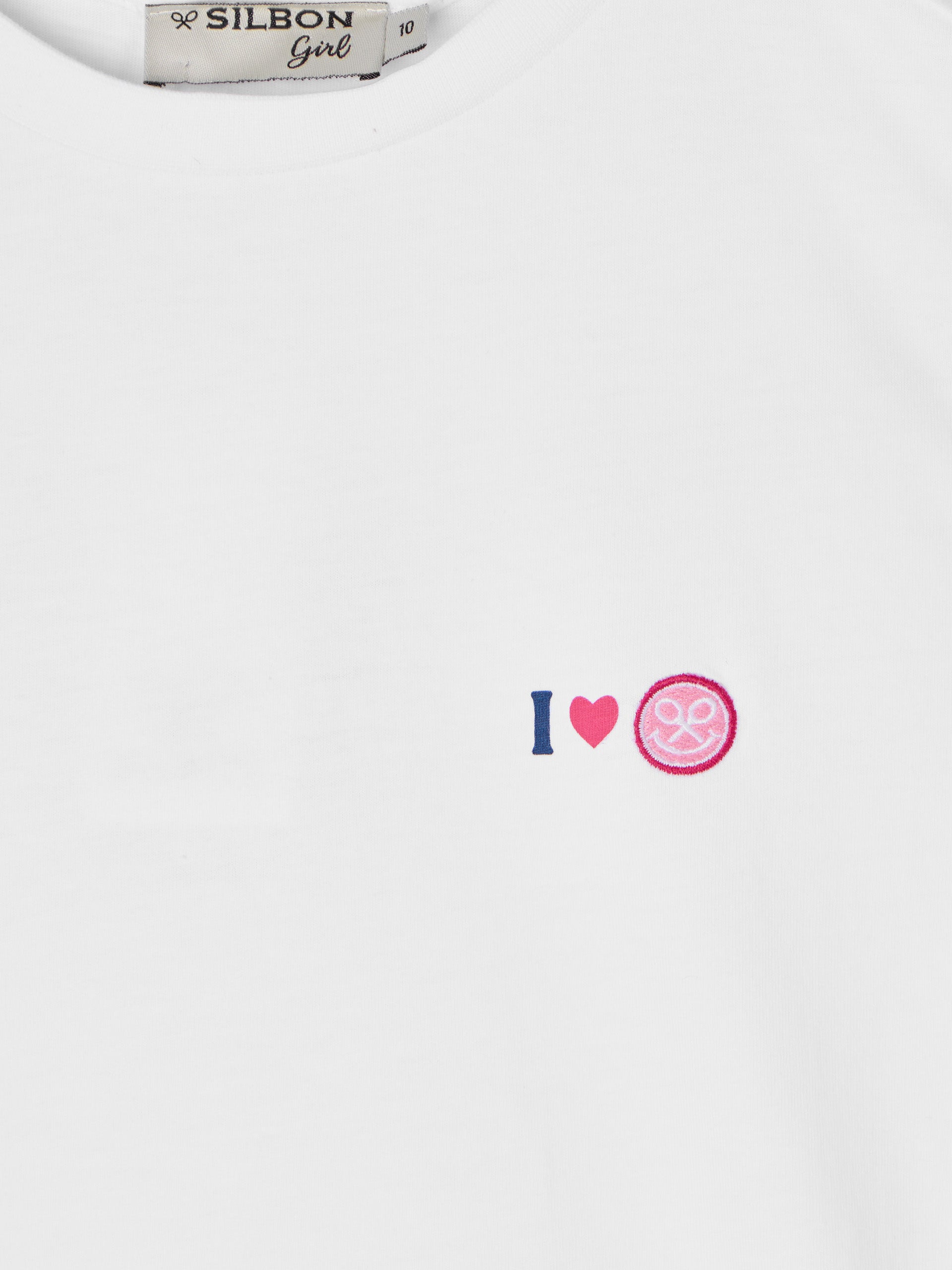 Camiseta girl I love blanca