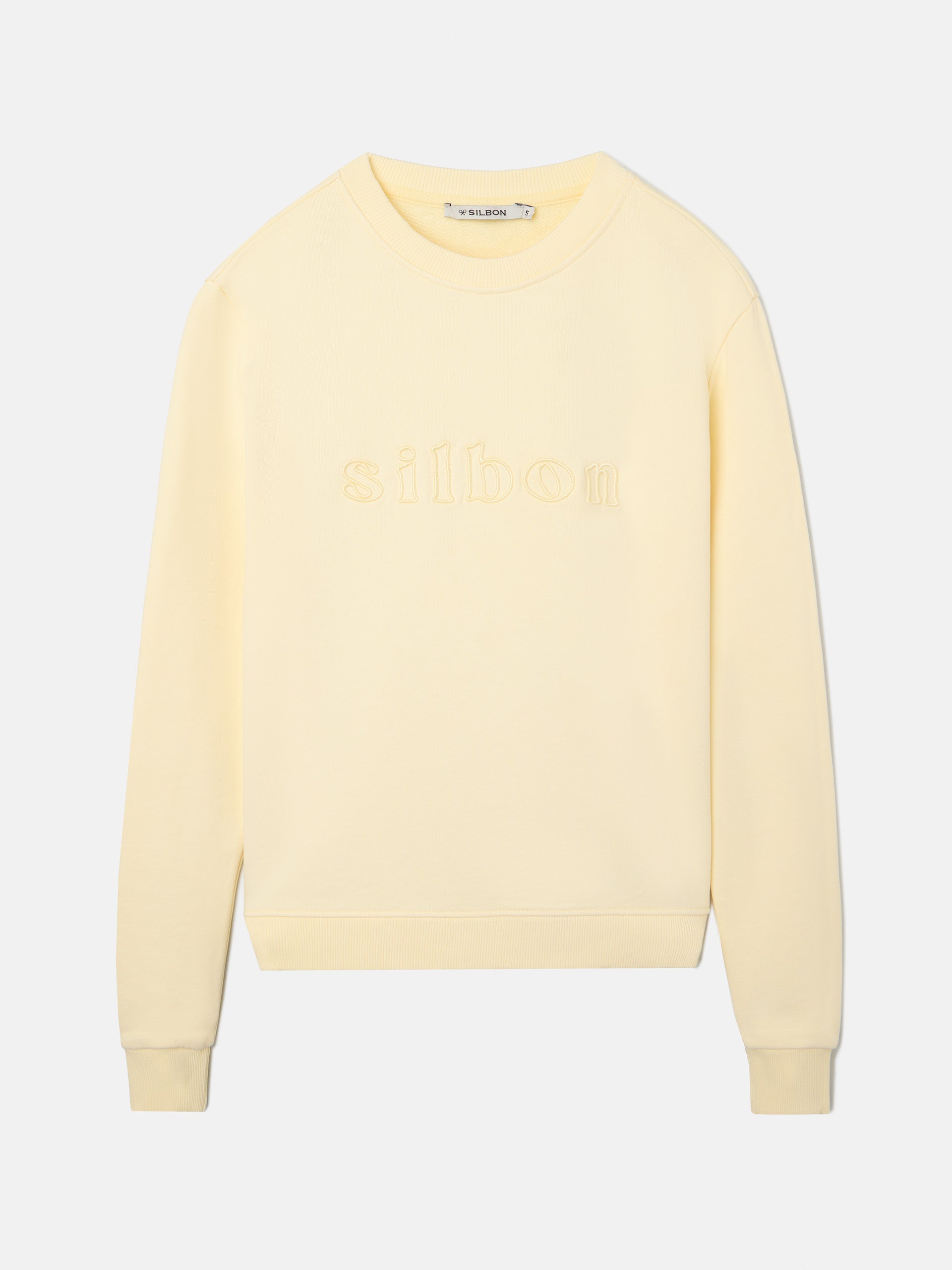 Sudadera woman bordado silbon amarillo