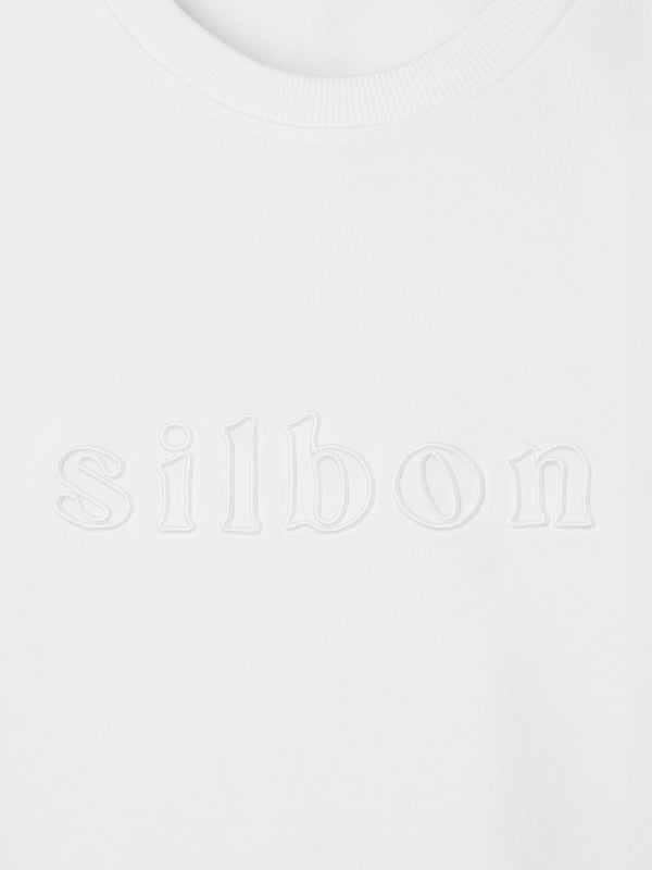 Sudadera woman bordado silbon blanca