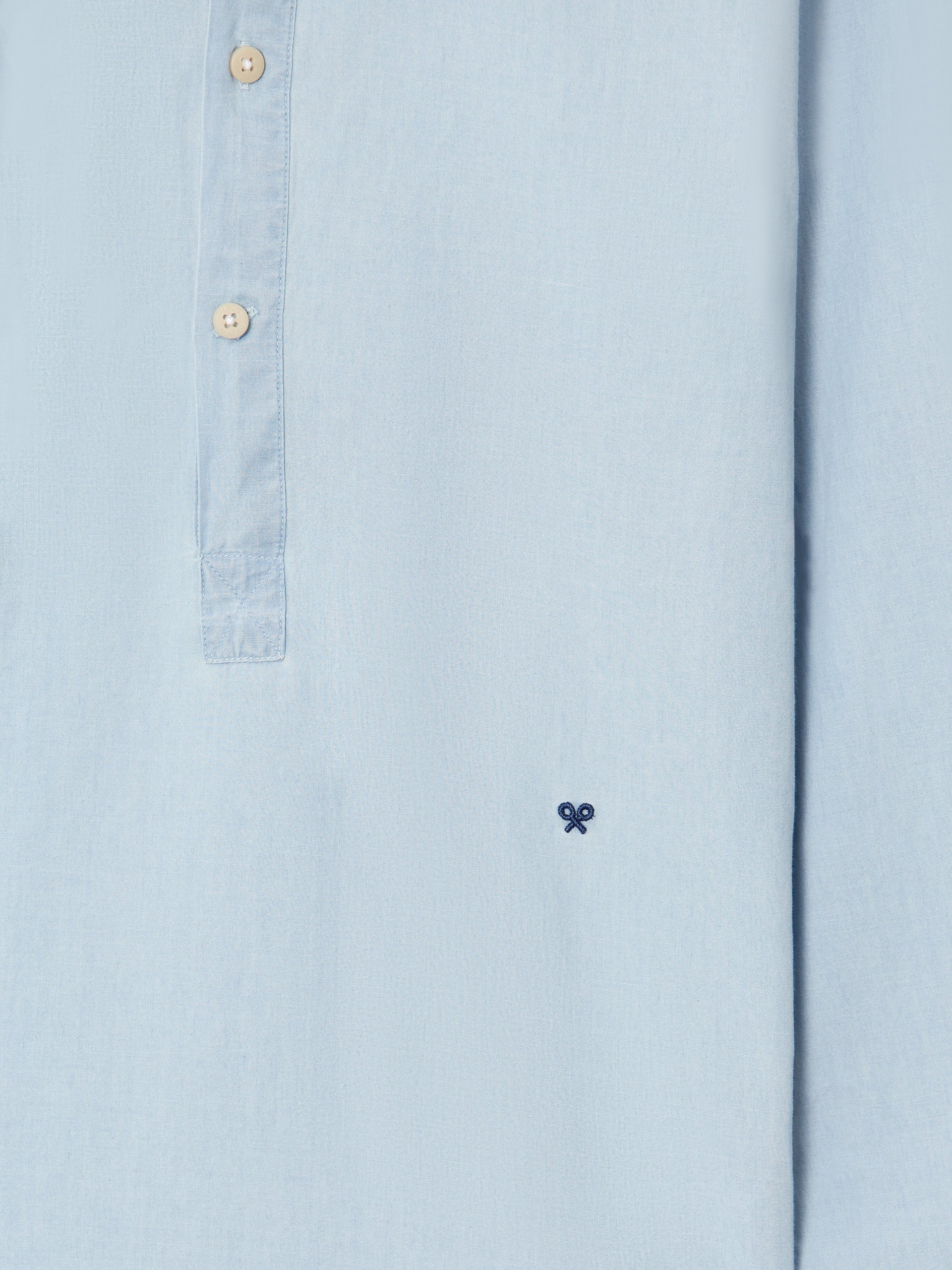 Silbon light blue denim sport shirt