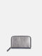 Mini silver leather purse