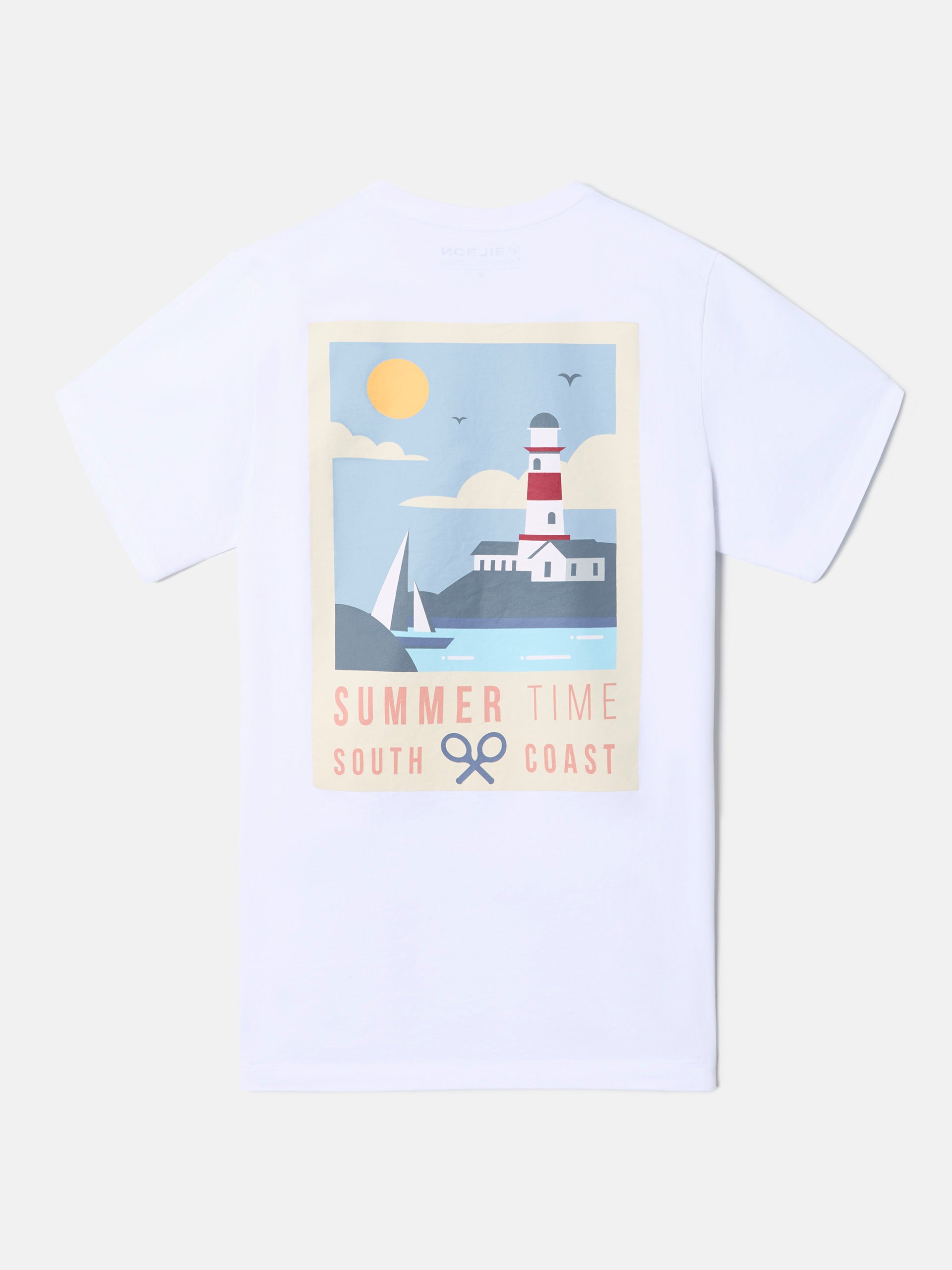 Camiseta summer time blanca