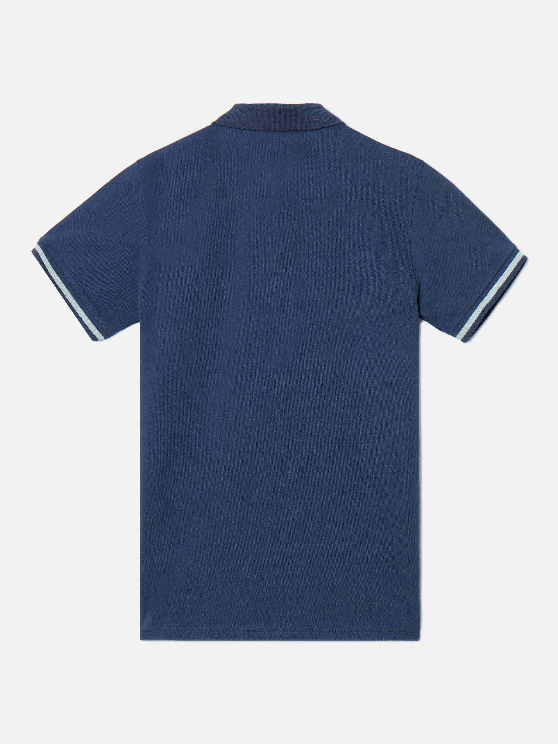 Polo mangas rayas azul marino