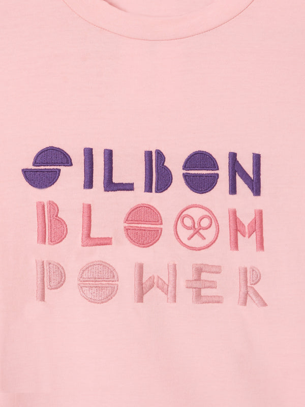 Camiseta woman bloom power rosa