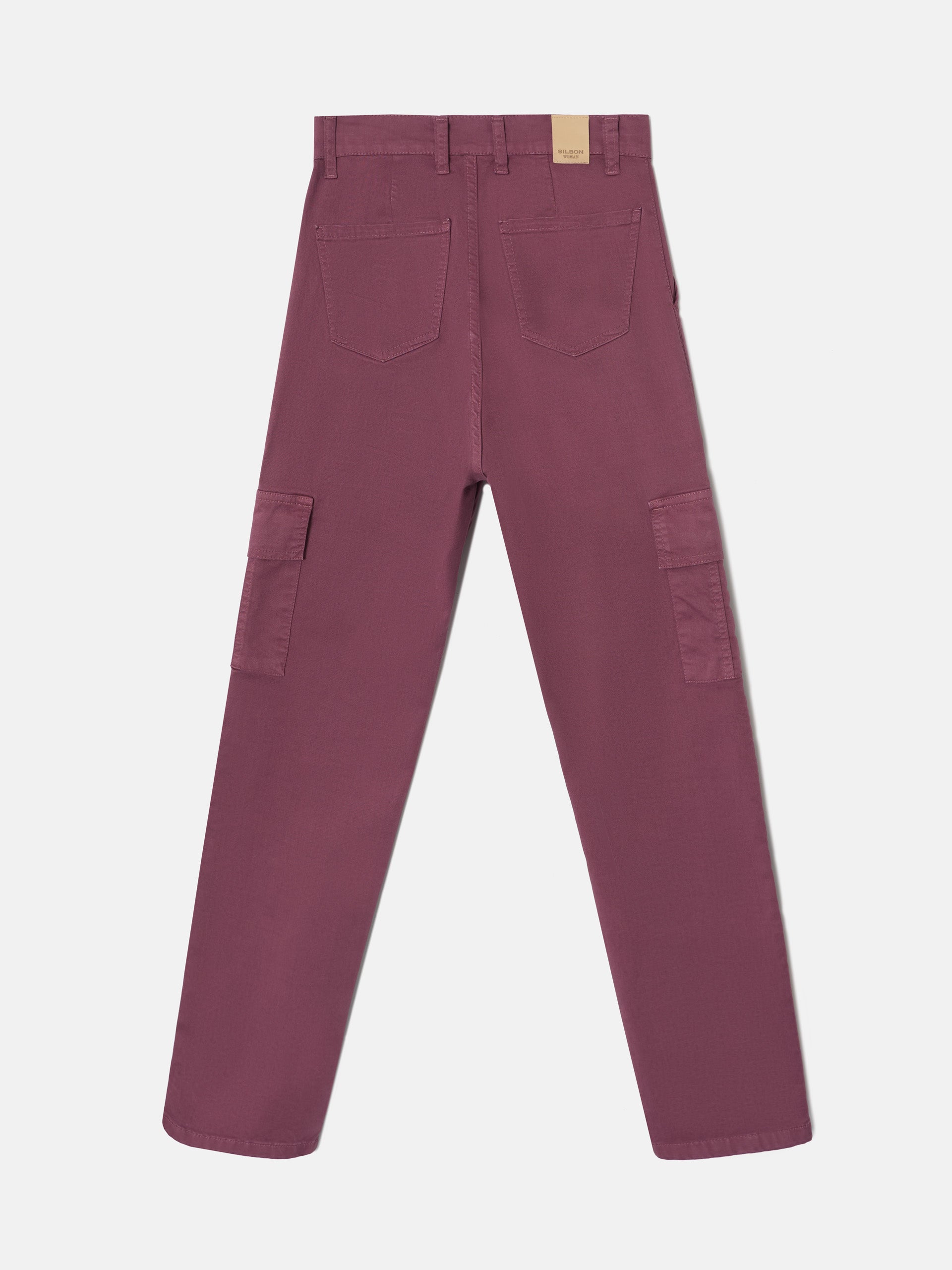 Pantalon cargo morado