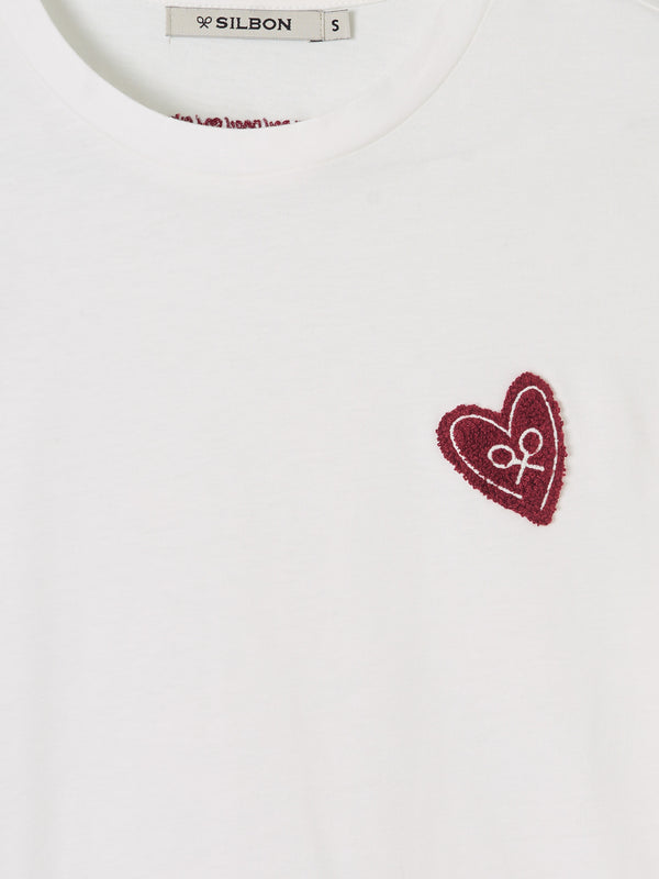 Camiseta woman love blanca