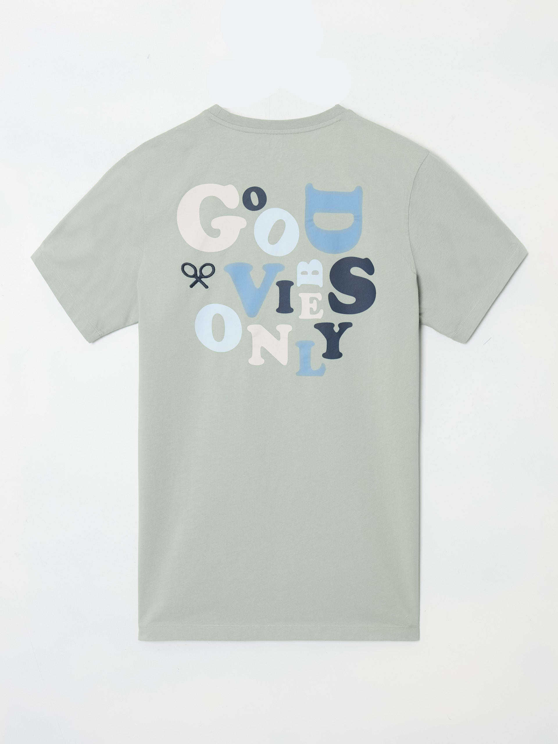 Camiseta good vibes only verde