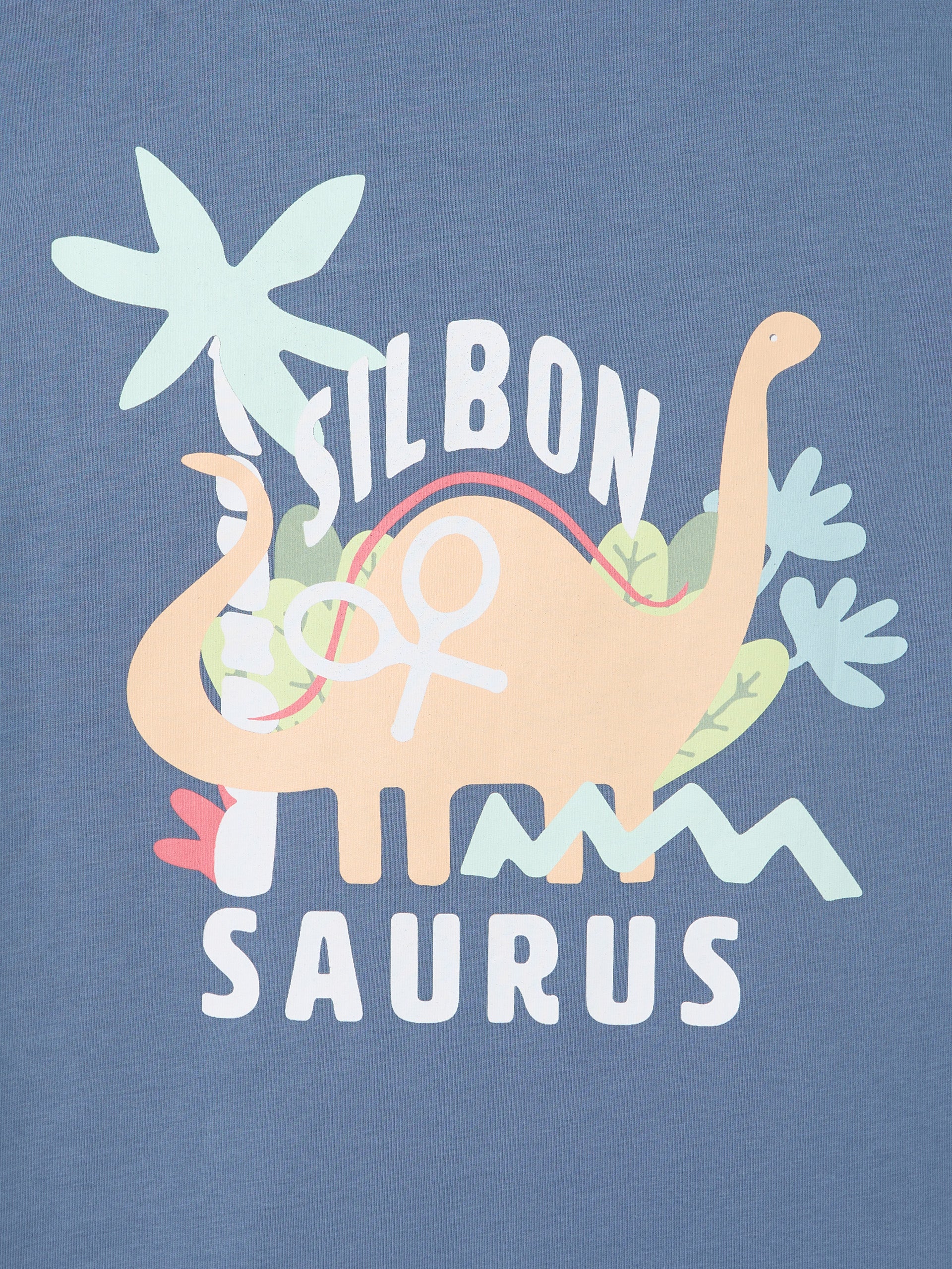 Camiseta kids silbon saurus azul indigo