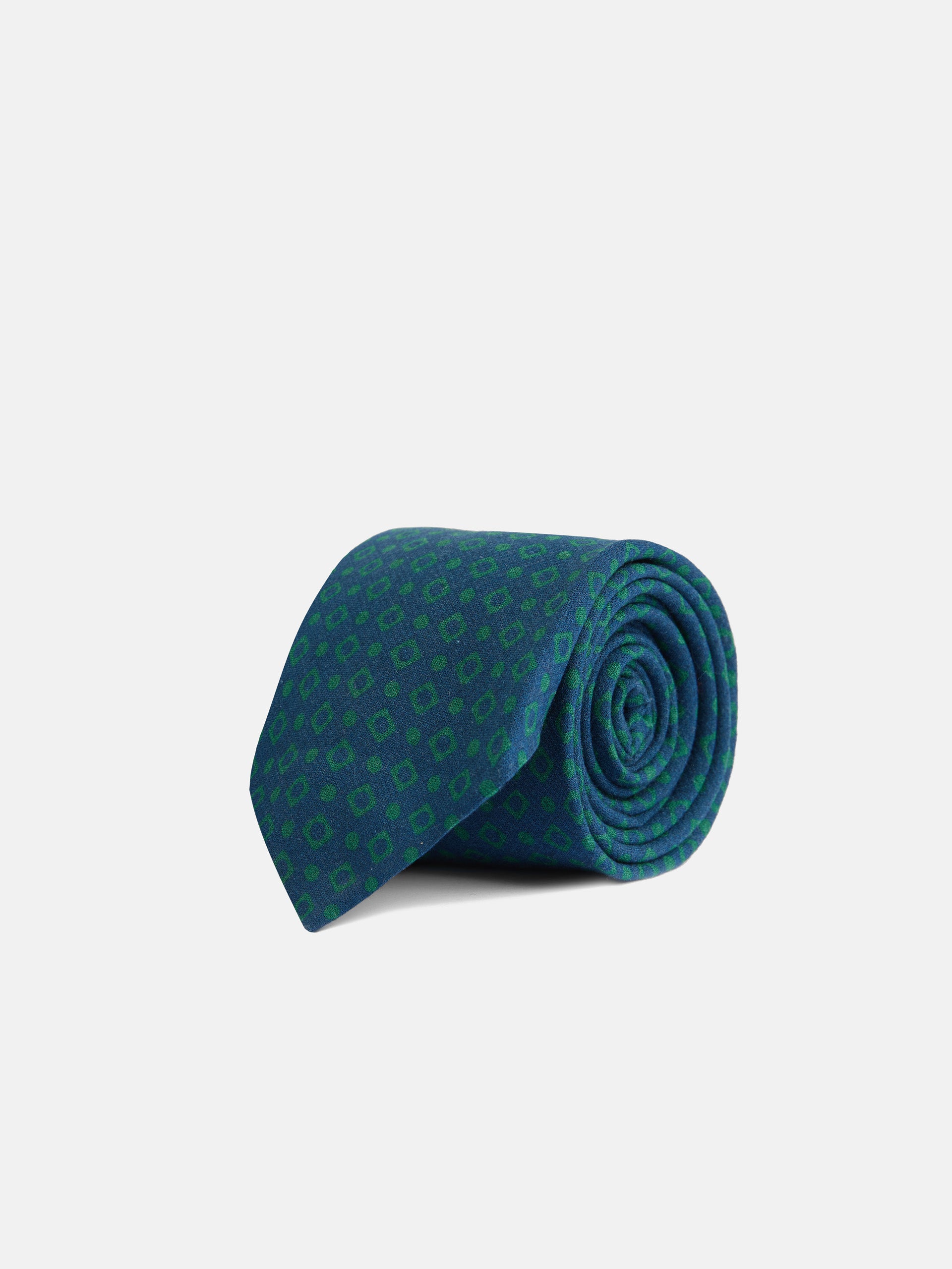 Corbata motivo mini topo azul