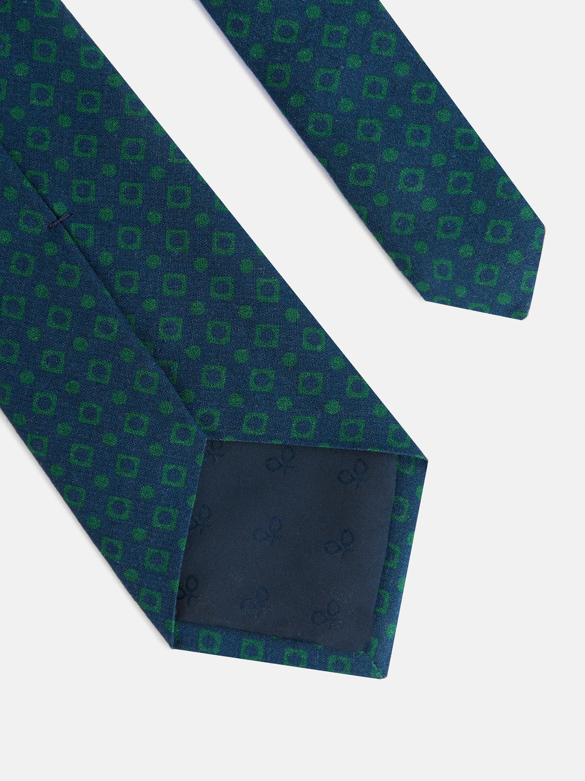 Corbata motivo mini topo azul