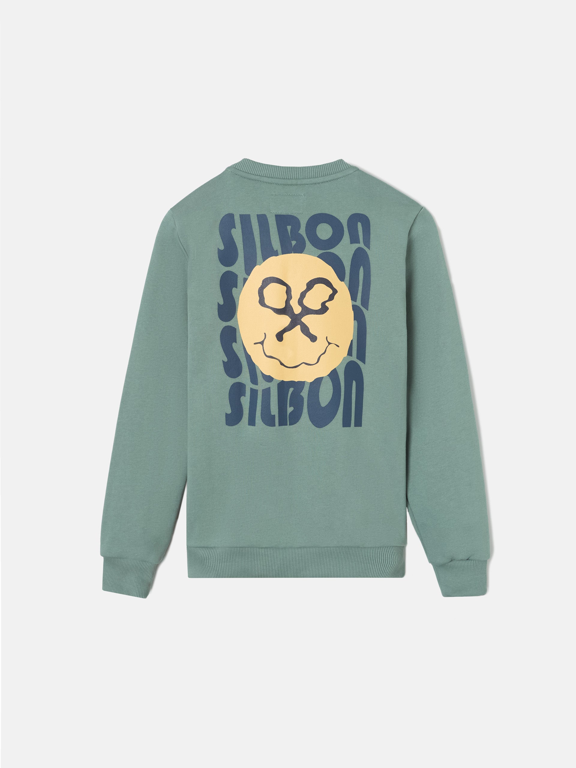 Sudadera kids melted smile verde