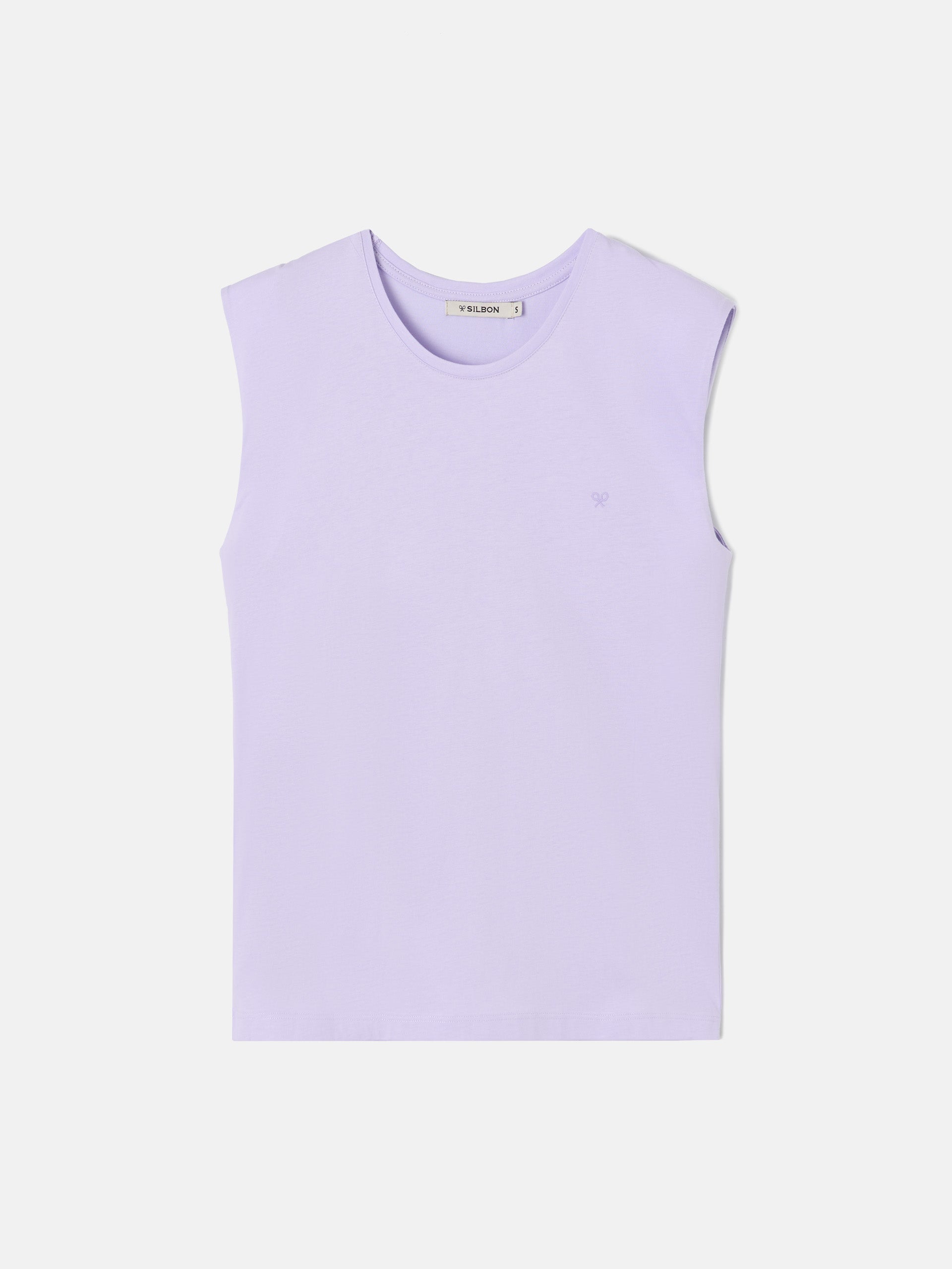 Camiseta woman mini logo sun lila