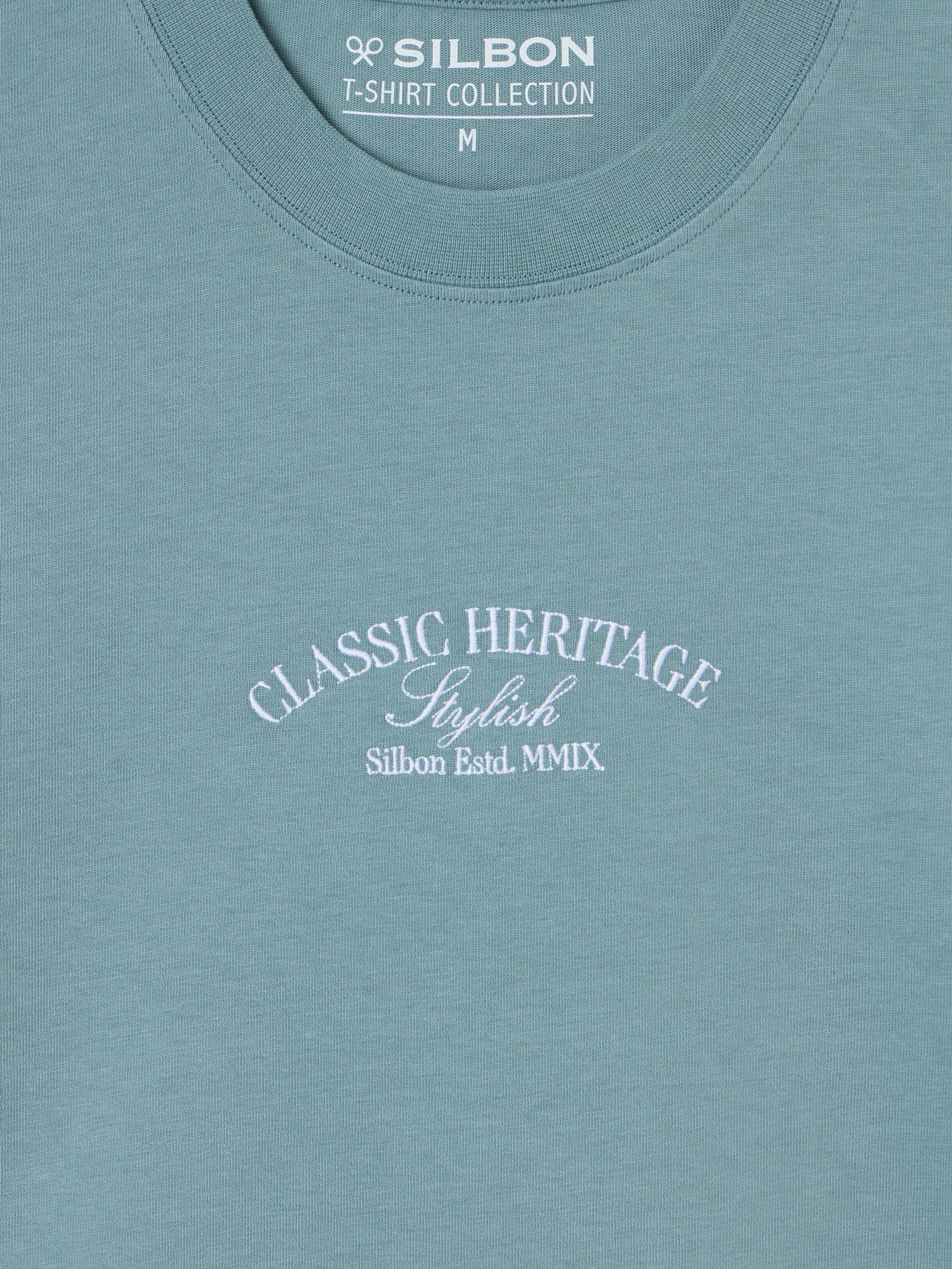 Camiseta special fit classic heritage petroleo