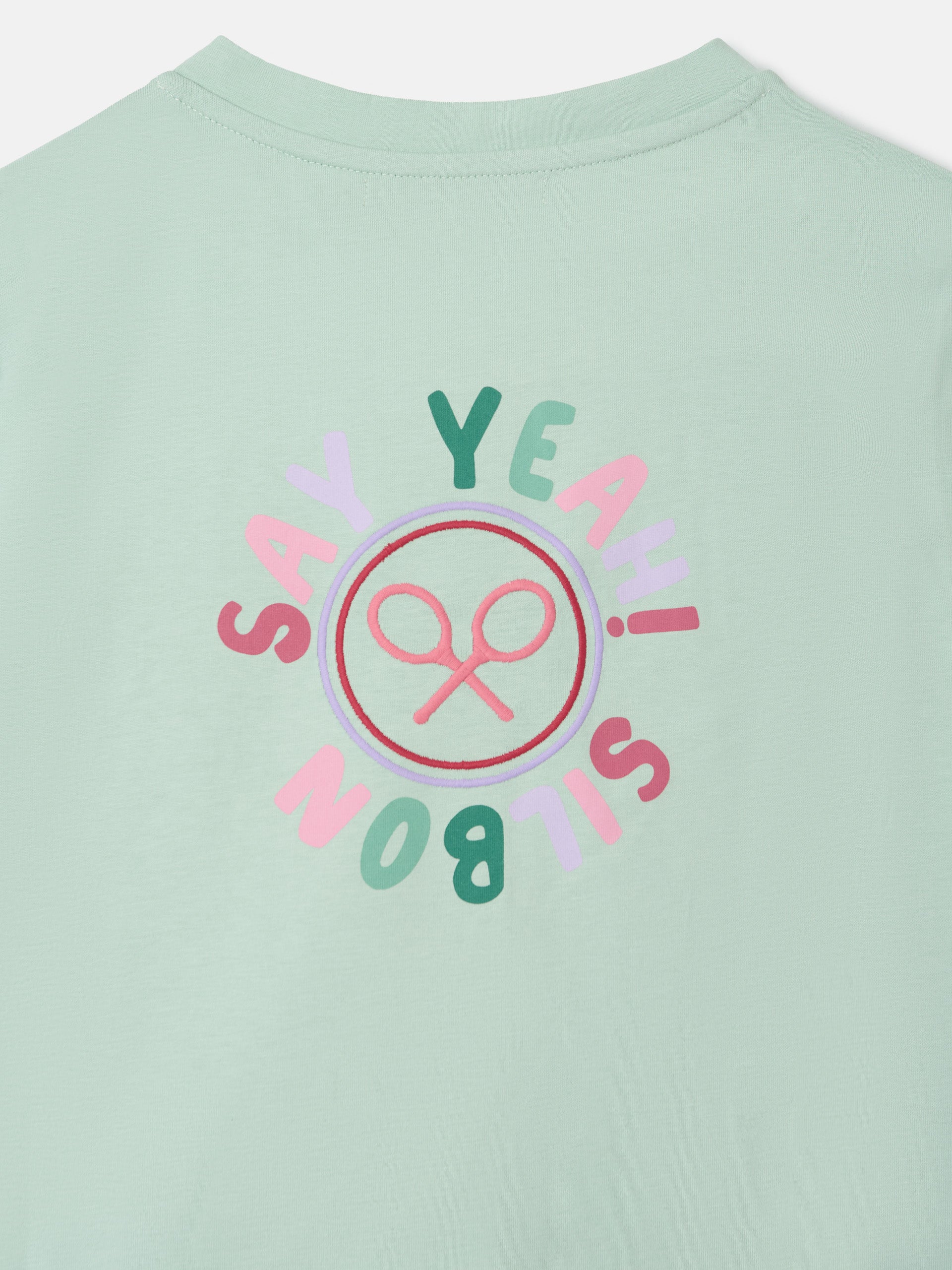 Camiseta woman say yeah verde