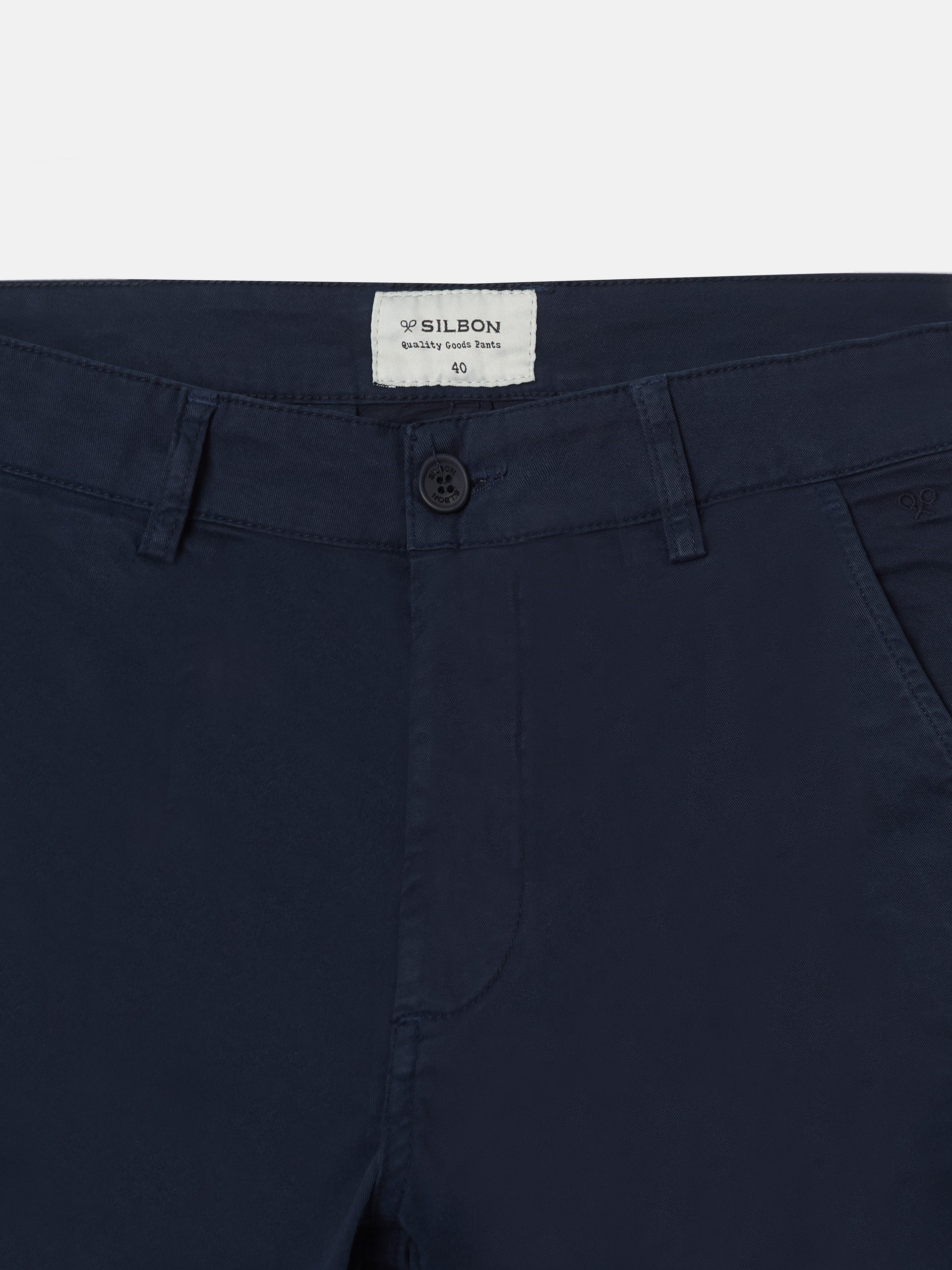 Pantalon sport chino style azul marino