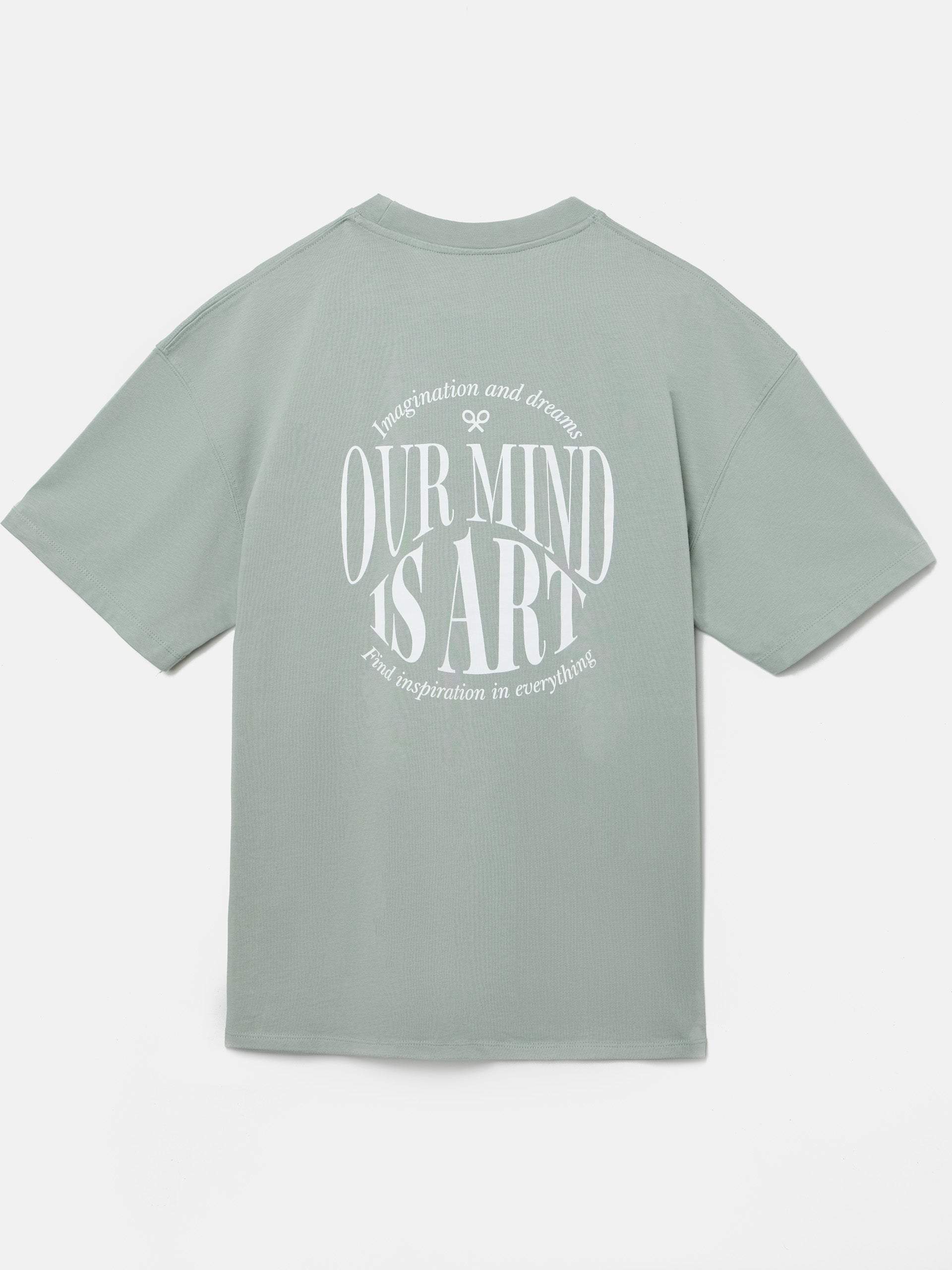 Camiseta special fit our mind is art verde