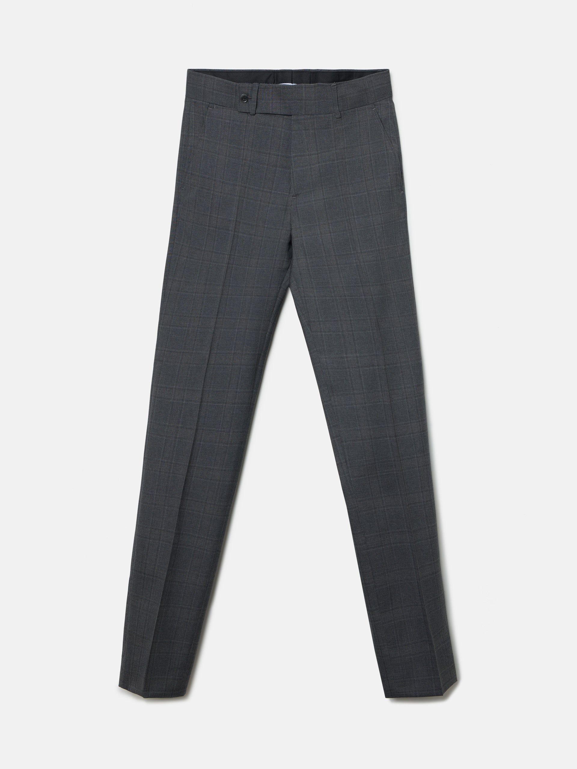 Pantalon traje principe de gales gris